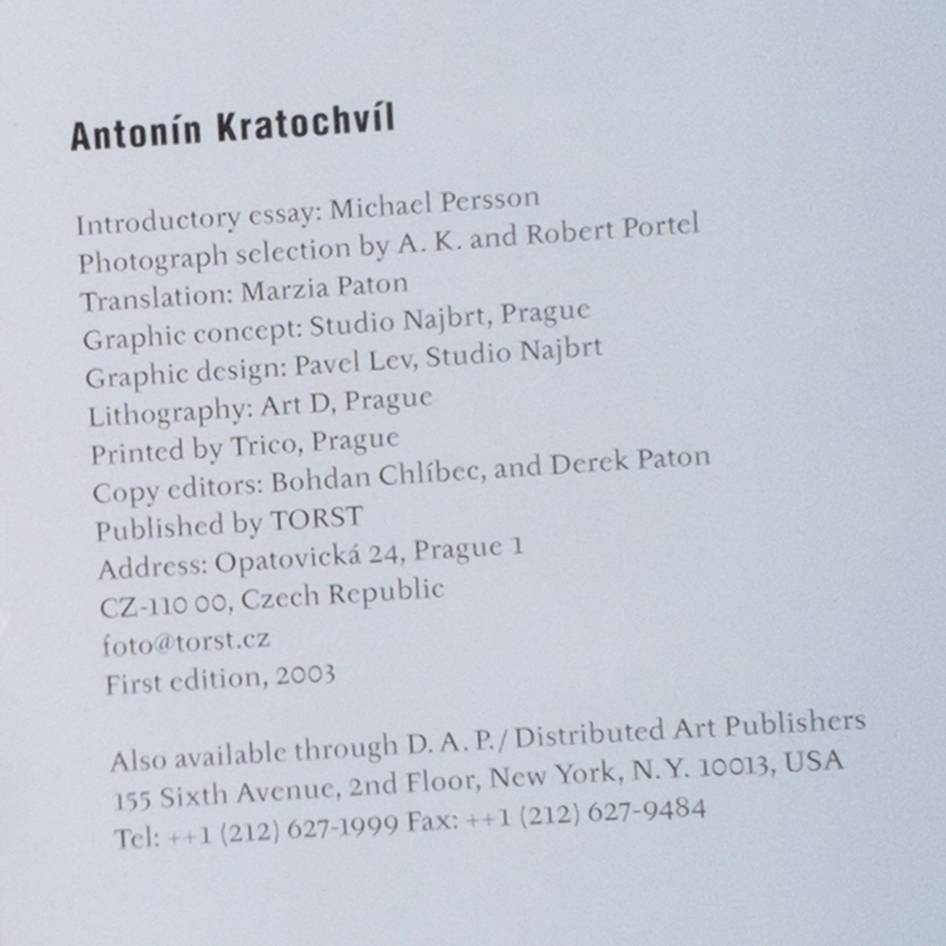 Antonín Kratochvil Antonín Kratochvíl