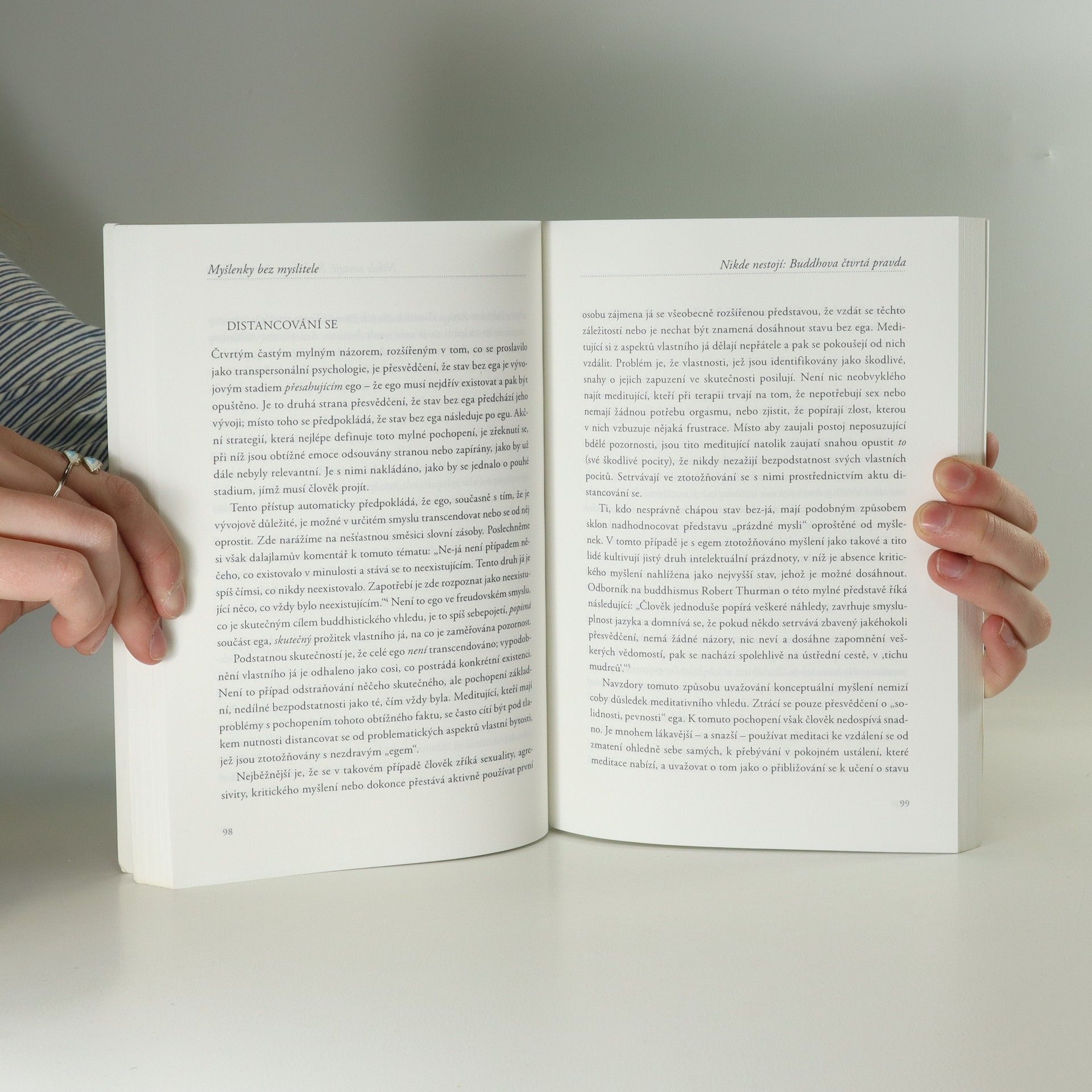 Mark Epstein Myšlenky bez myslitele. Psychoterapie z pohledu buddhismu