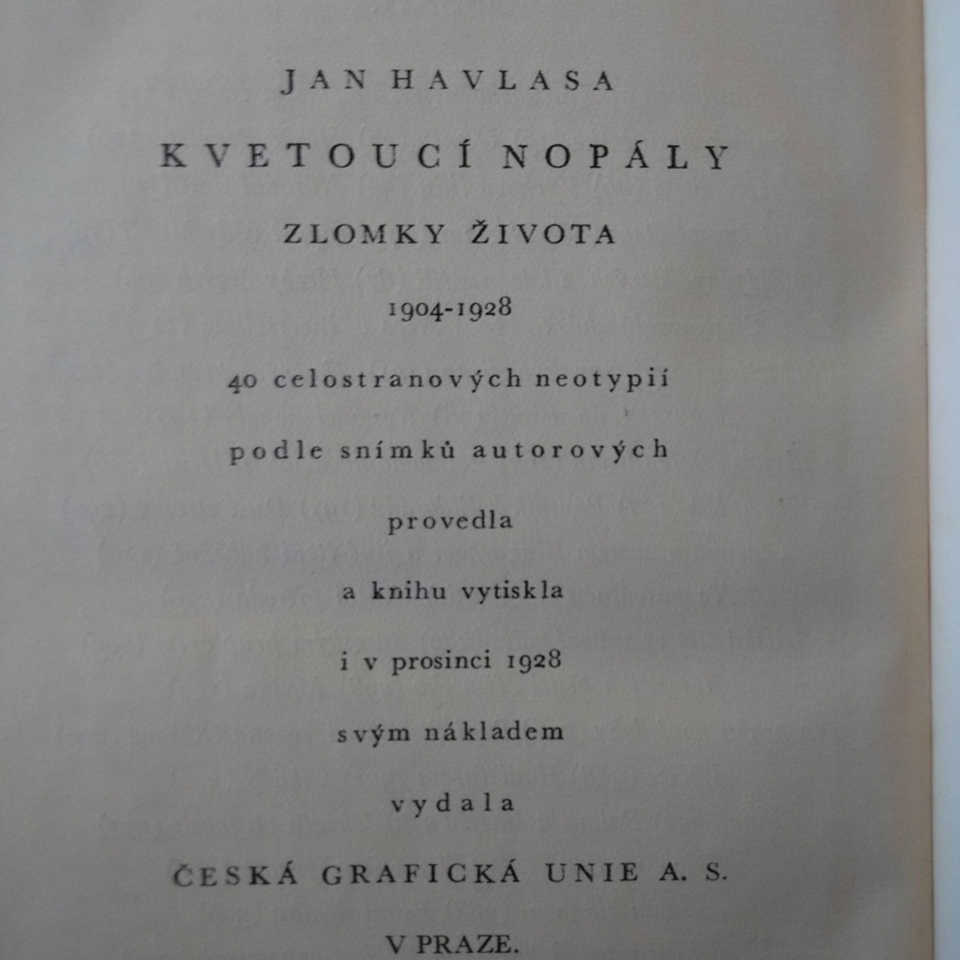 Jan Havlasa Kvetoucí nopály
