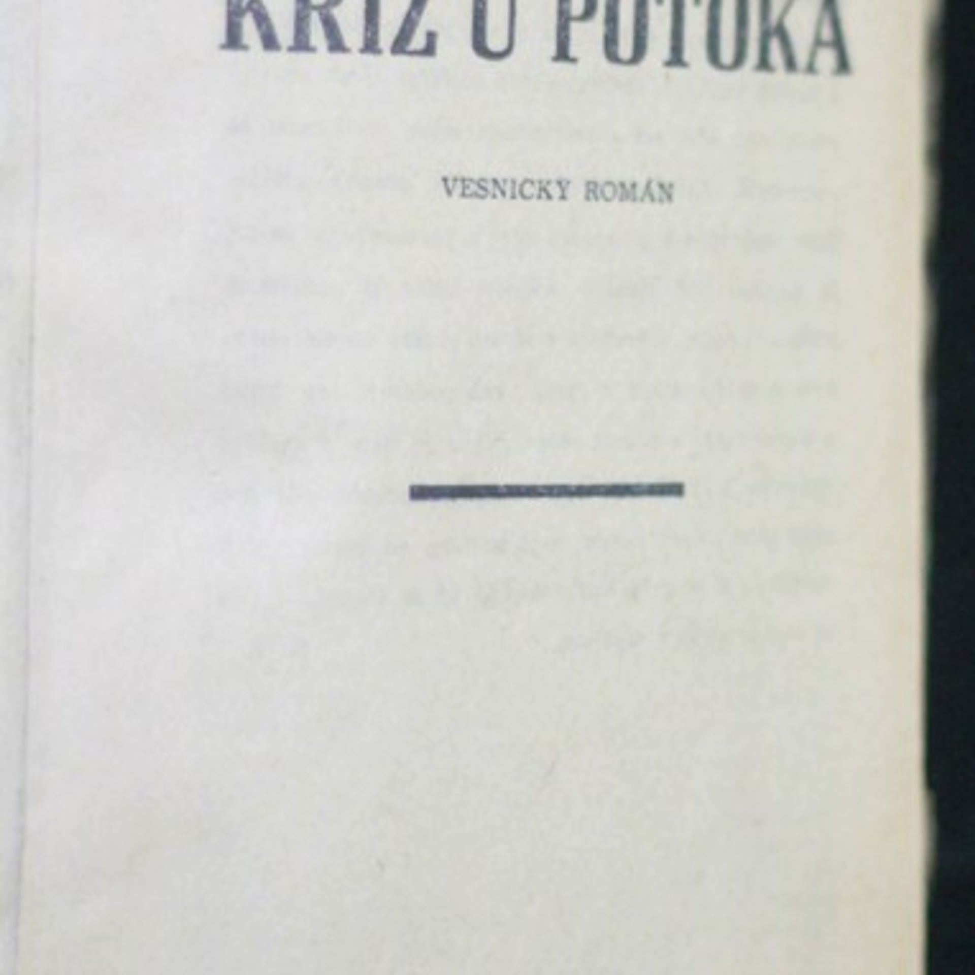Karolina Světlá Kříž u potoka: + děvět příběhů o lásce (příloha zemědělských novin)