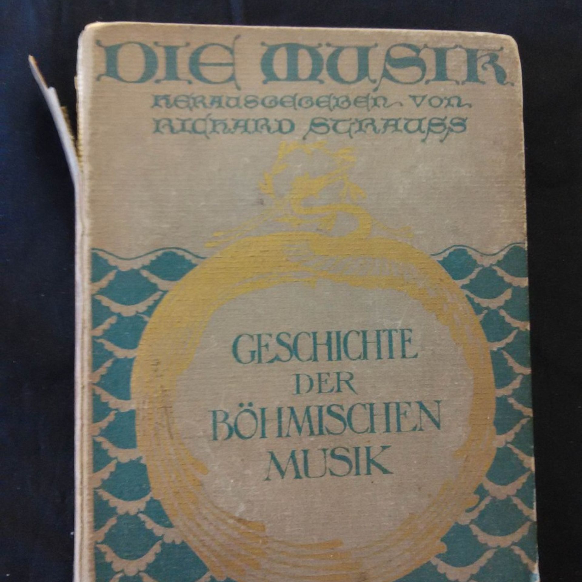 Richard Strauss Die Musik - band XVIII - Richard Backa - Die Musik in Böhmen (pv, 100 s.)