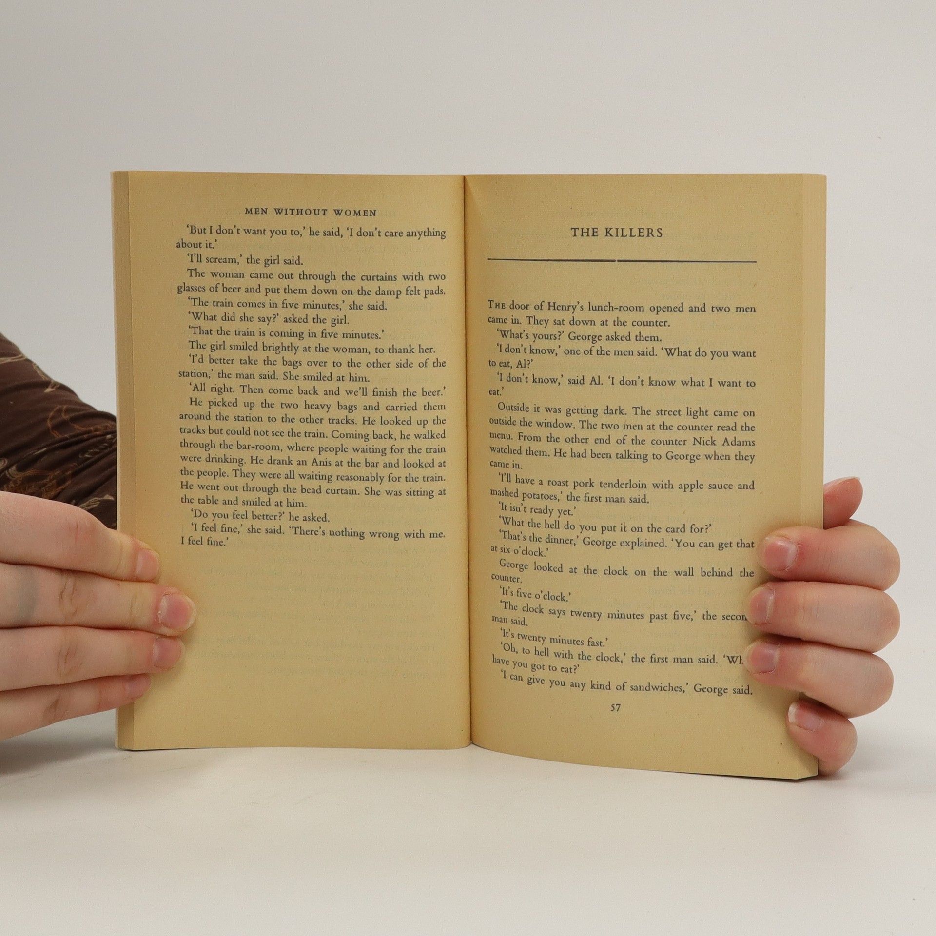 Ernest Hemingway Men Without Women
