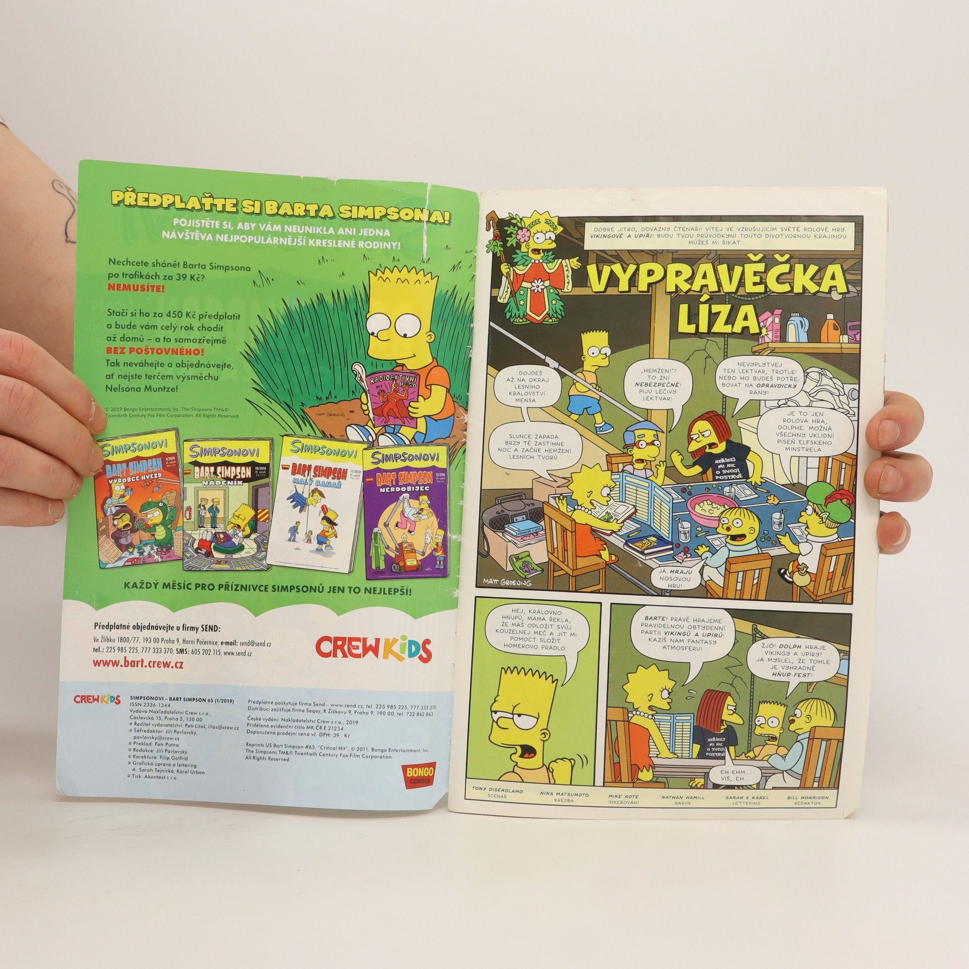 Collectif d'auteurs Simpsonovi 1/2019