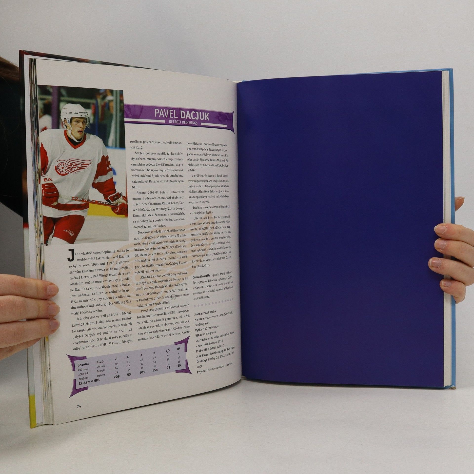 Sören Bäck Hvězdy NHL 2005 + Češi a Slováci