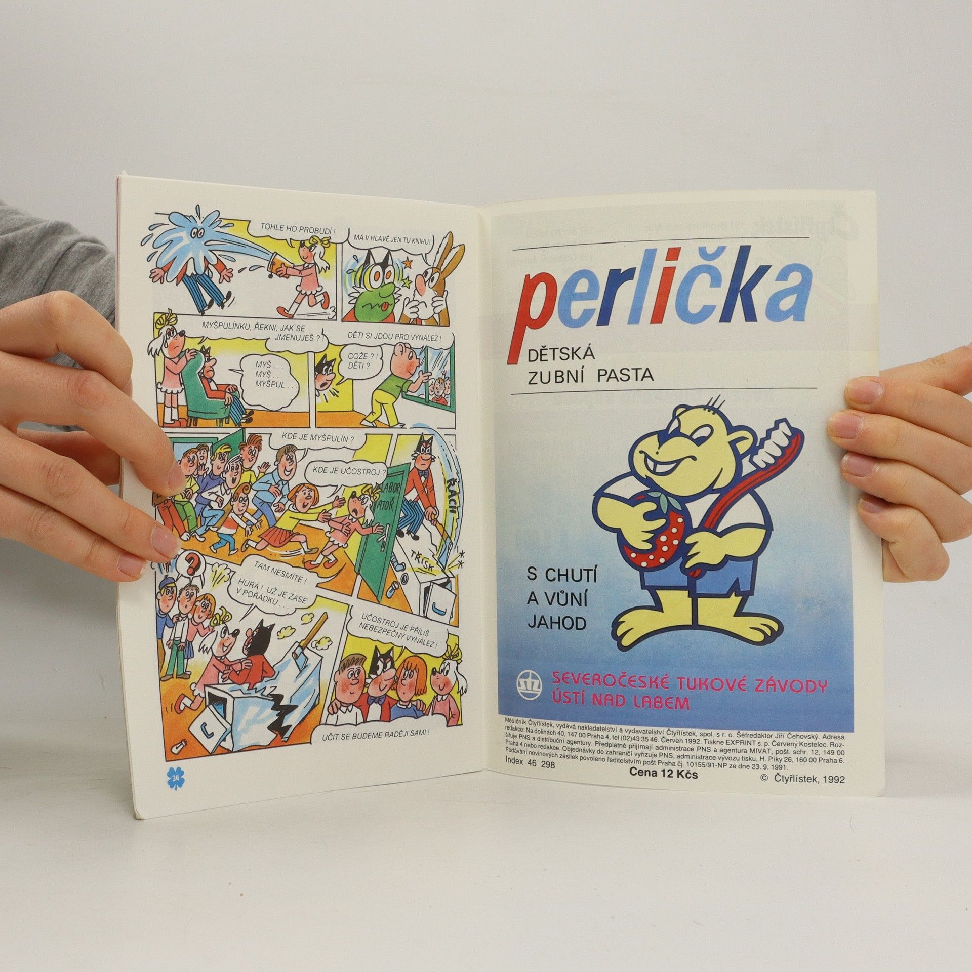 Kolektív autorov Čtyřlístek 196. 6/1992