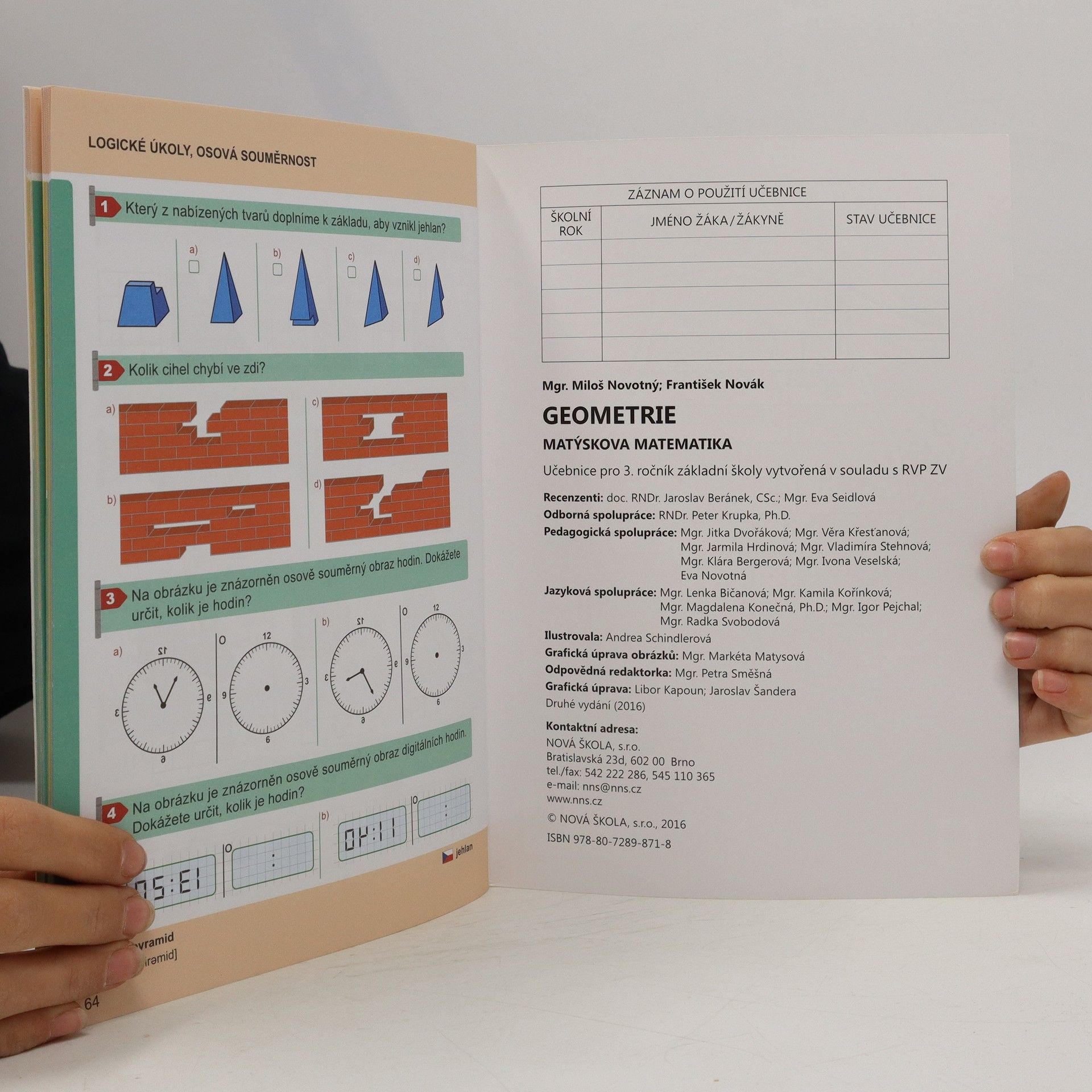 František Novák Geometrie : Matýskova matematika : pro 3. ročník základní školy