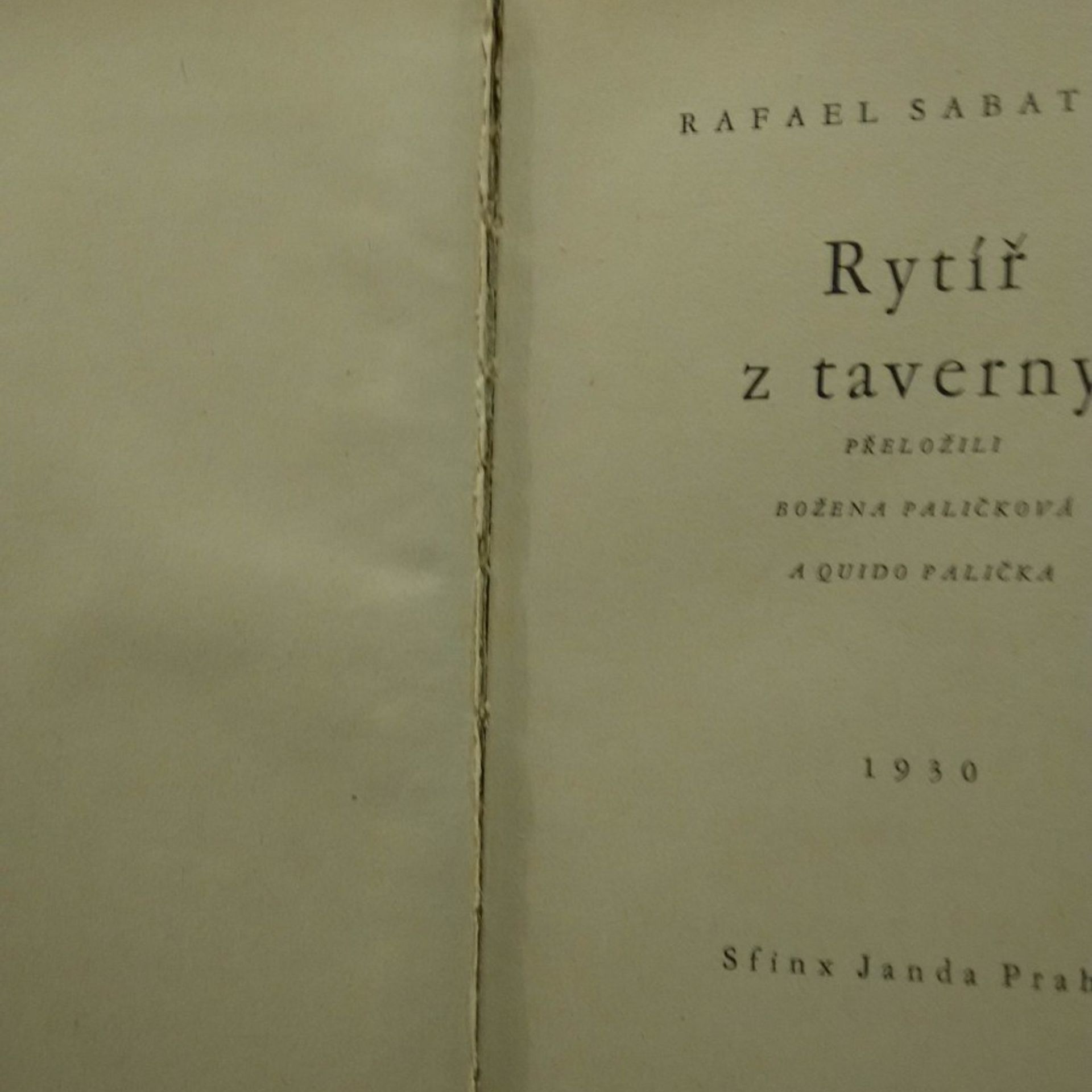 Rafael Sabatini Rytíř z taverny