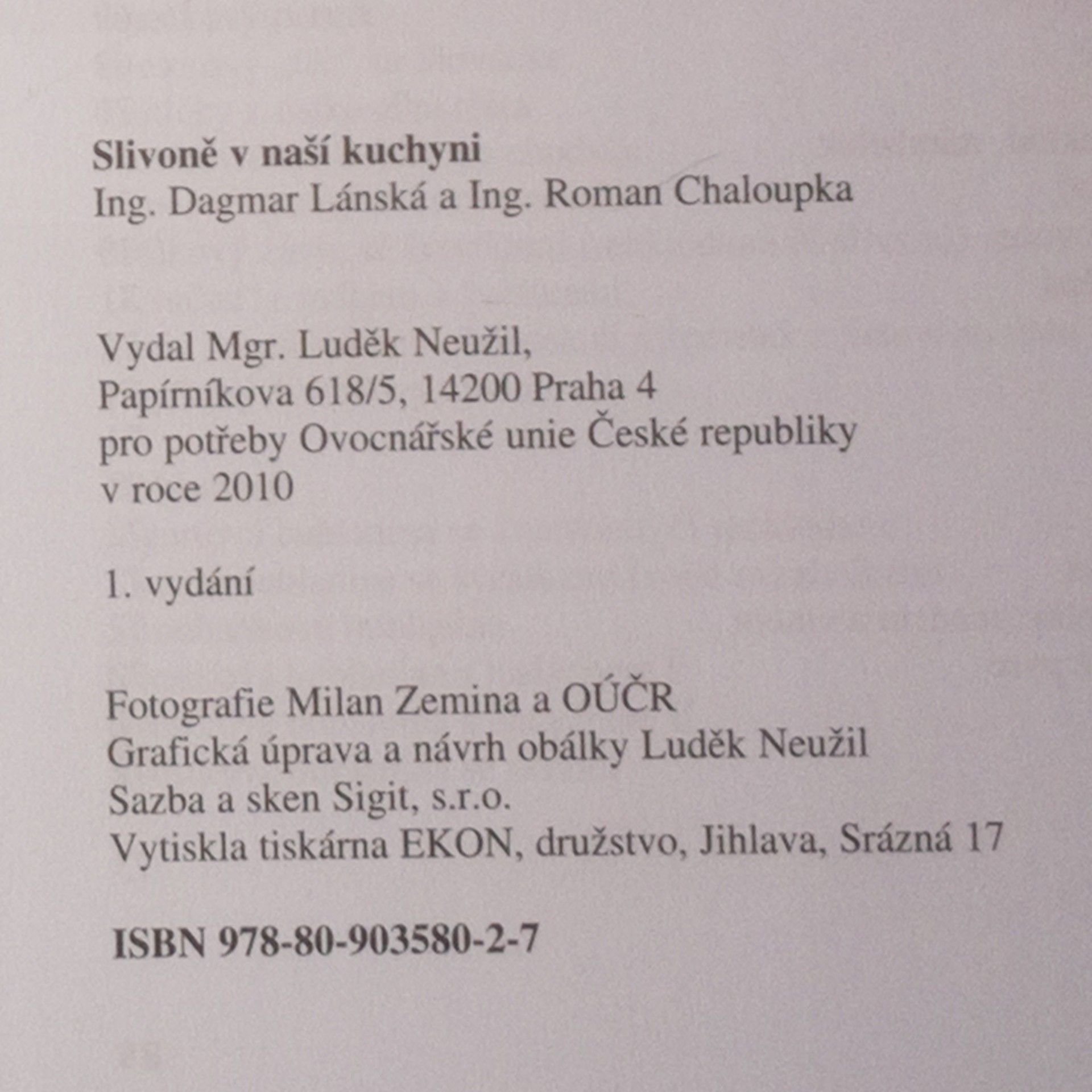 Dagmar Lánská Slivoně v naší kuchyni
