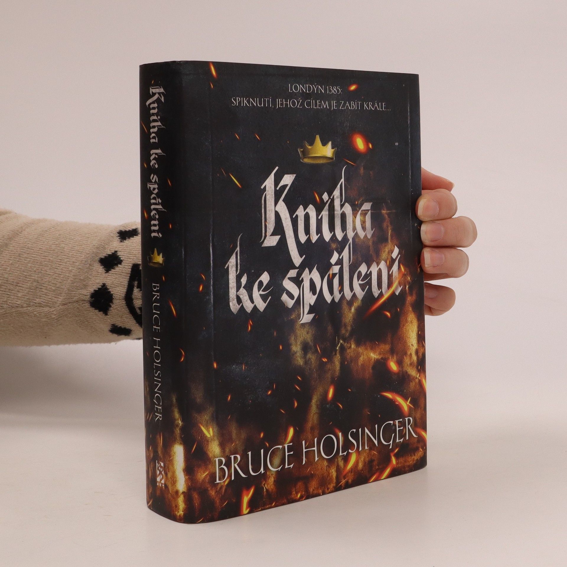 Bruce W. Holsinger Kniha ke spálení