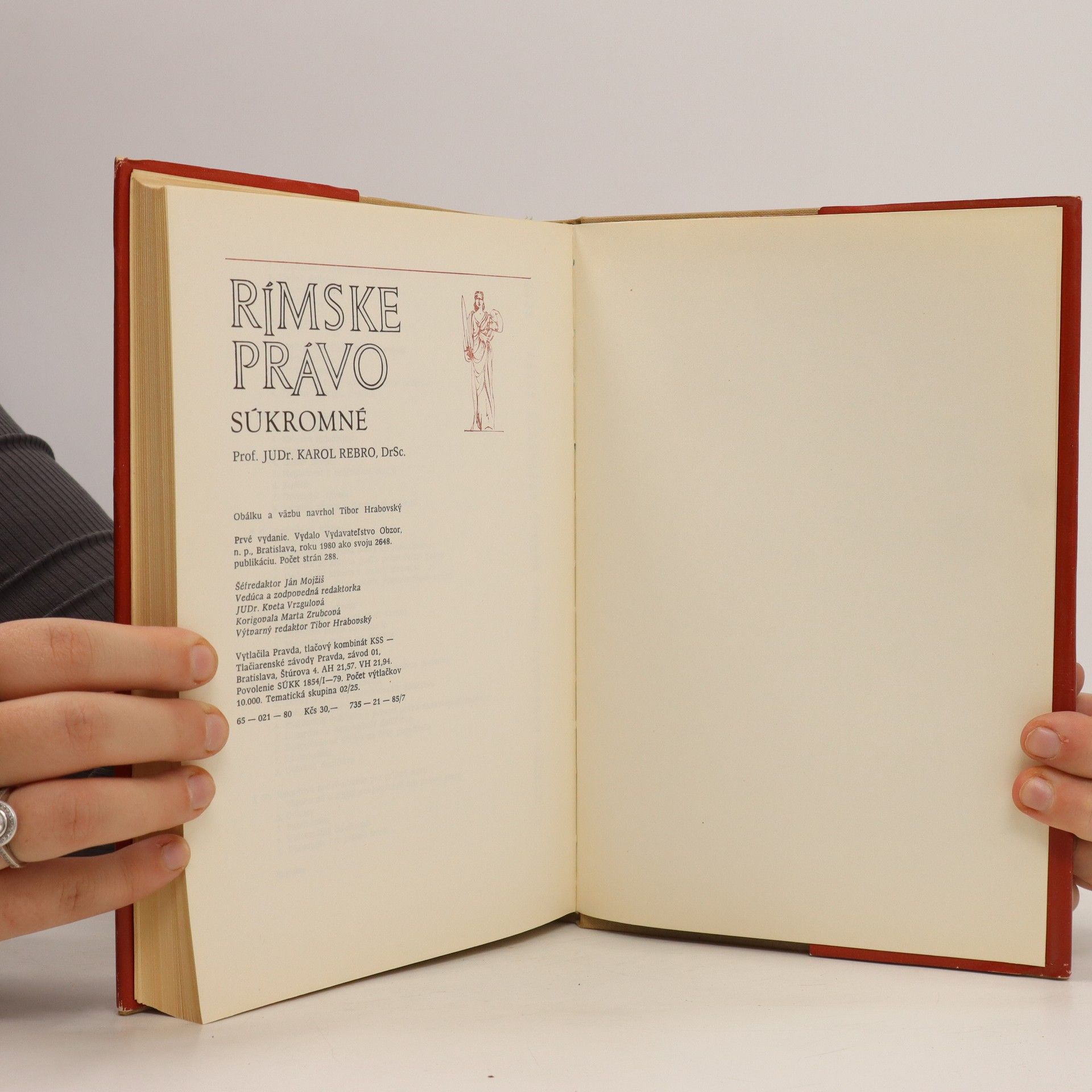 Karol Rebro Rímske právo súkromné