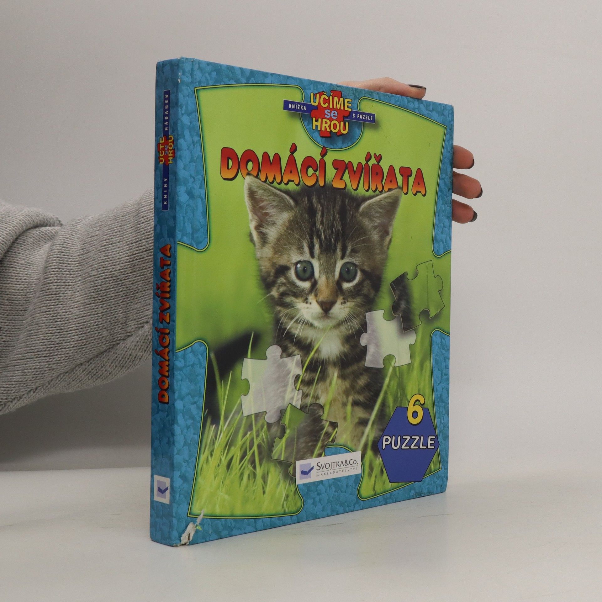 Autorenkollektiv Domácí zvířata : knížka s puzzle