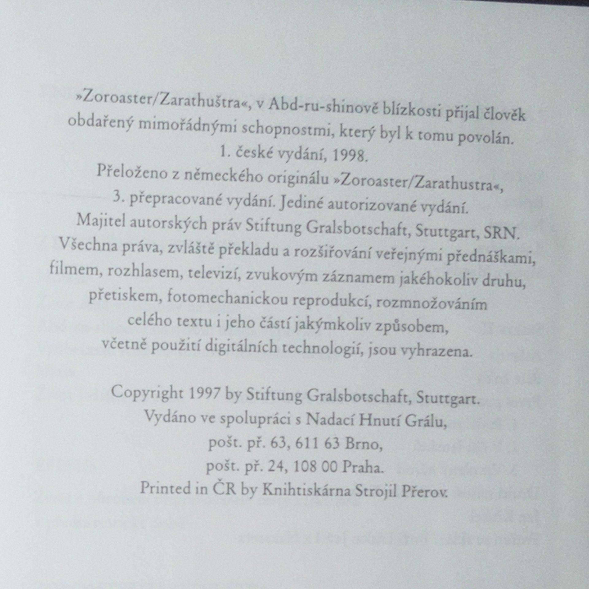 Kolektív autorov Zoroaster : Život a působení připravovatele cesty v Íránu