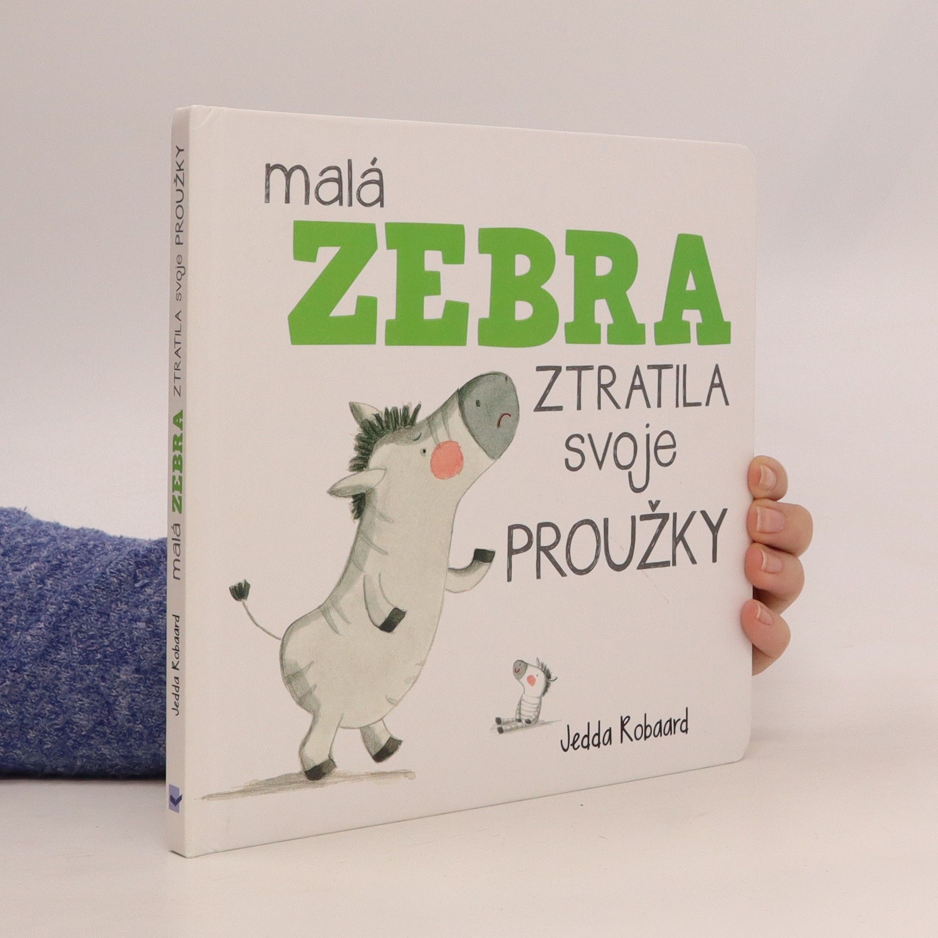 Jedda Robaard Malá zebra ztratila svoje proužky