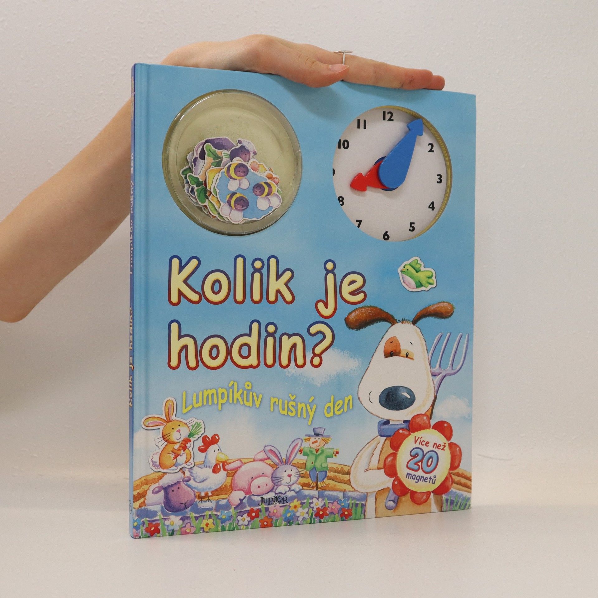 Hannah Wood Kolik je hodin? : Lumpíkův rušný den (21 magnetek)