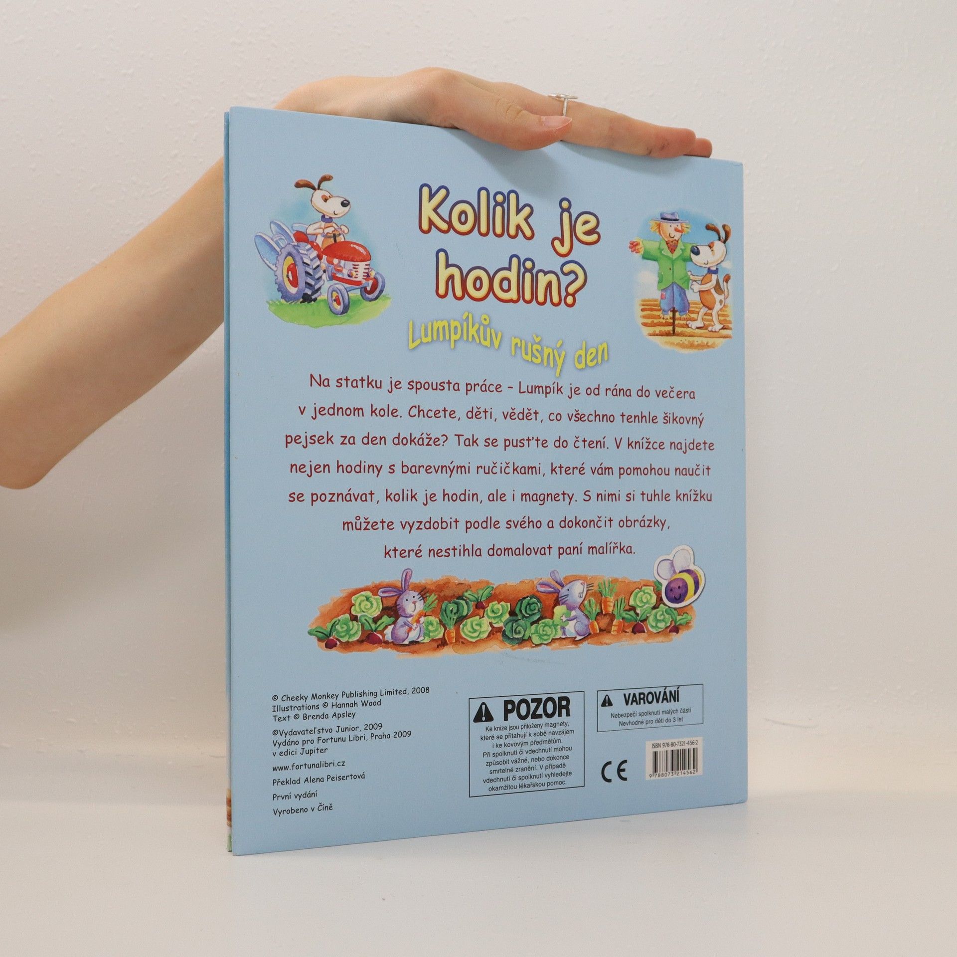 Hannah Wood Kolik je hodin? : Lumpíkův rušný den (21 magnetek)