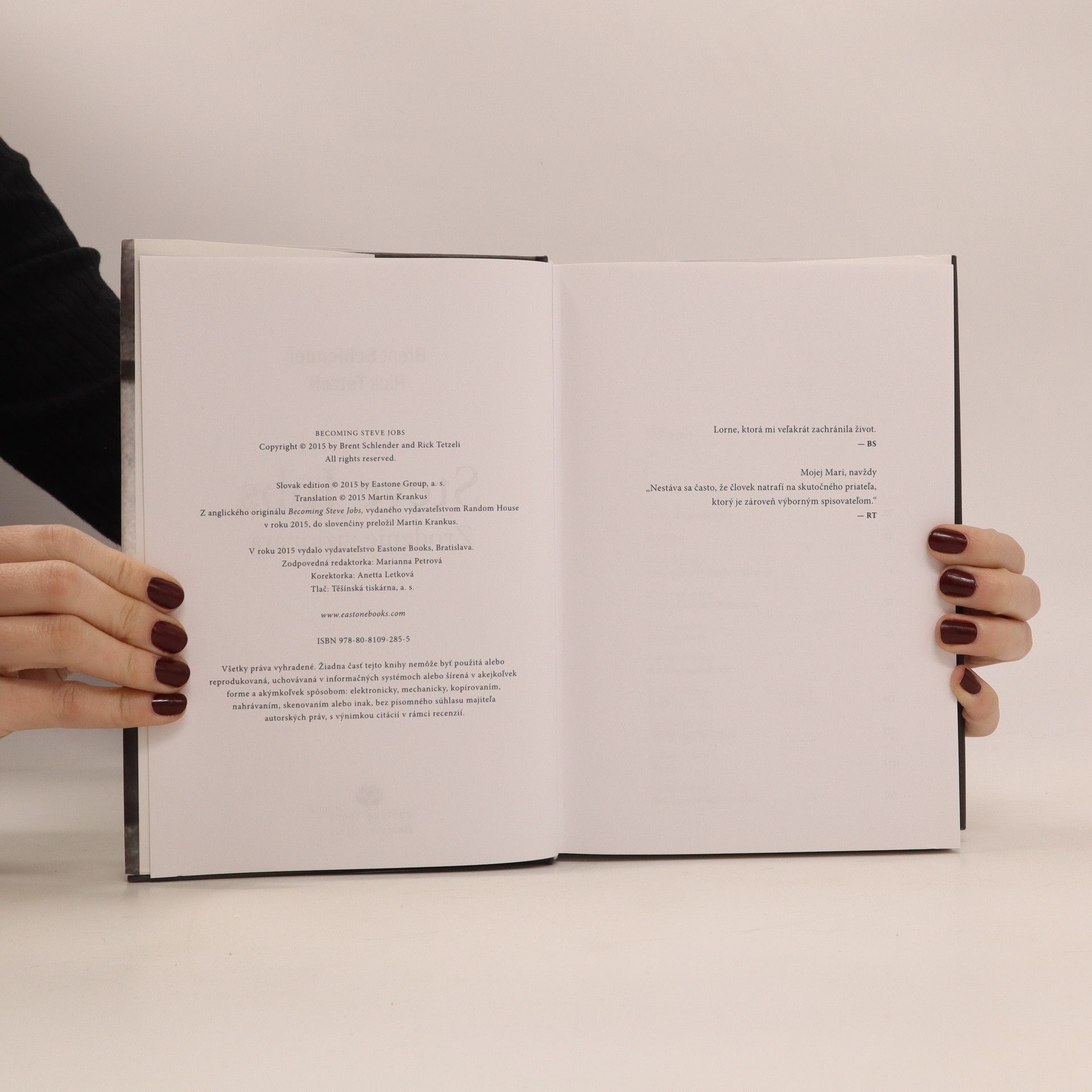 Brent Schlender Steve Jobs: Zrodenie vizionára