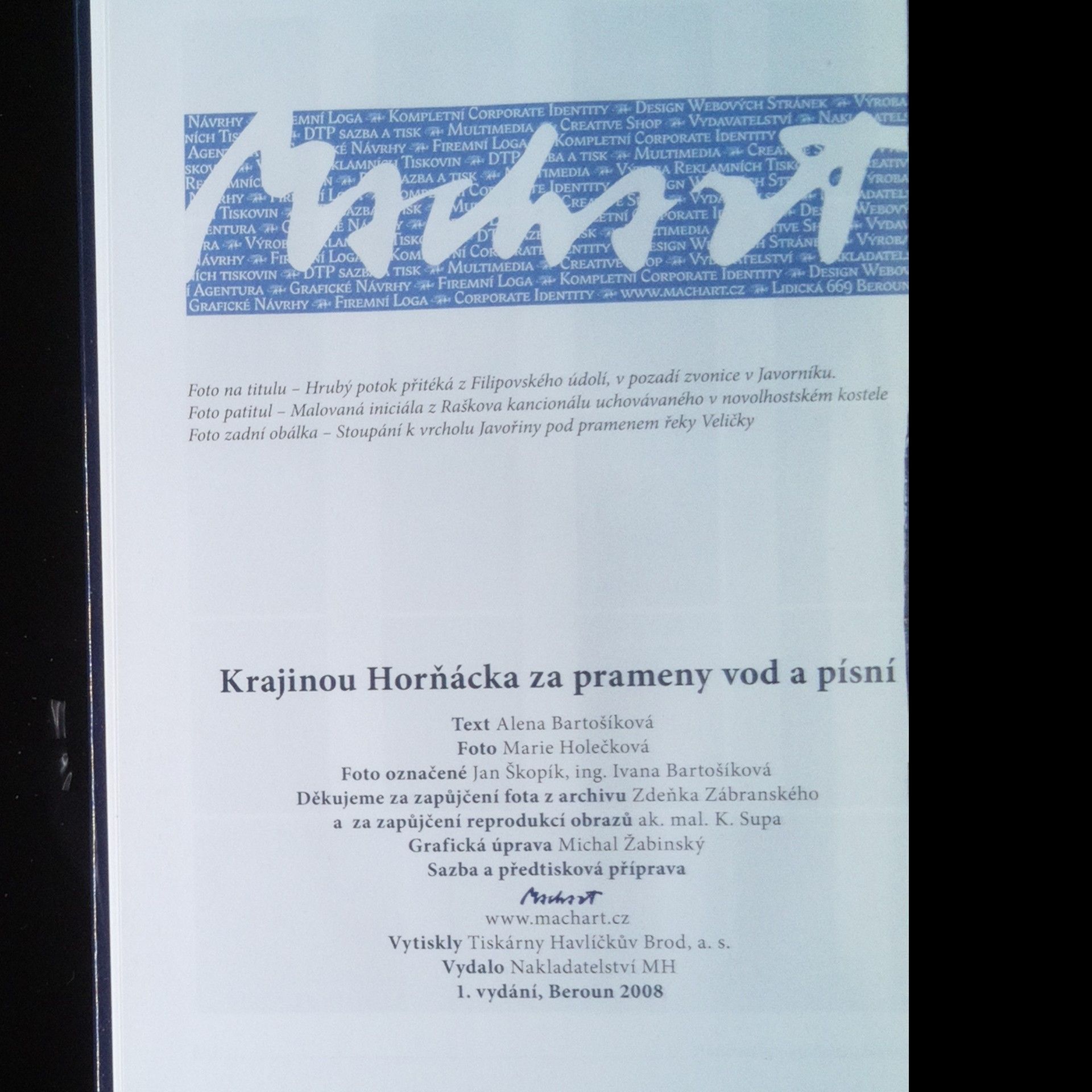 Alena Bartošíková Krajinou Horňácka za prameny vod a písní