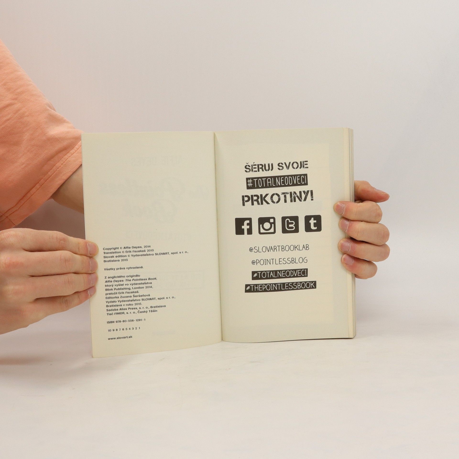 Alfie Deyes The Pointless Book #totálneodveci