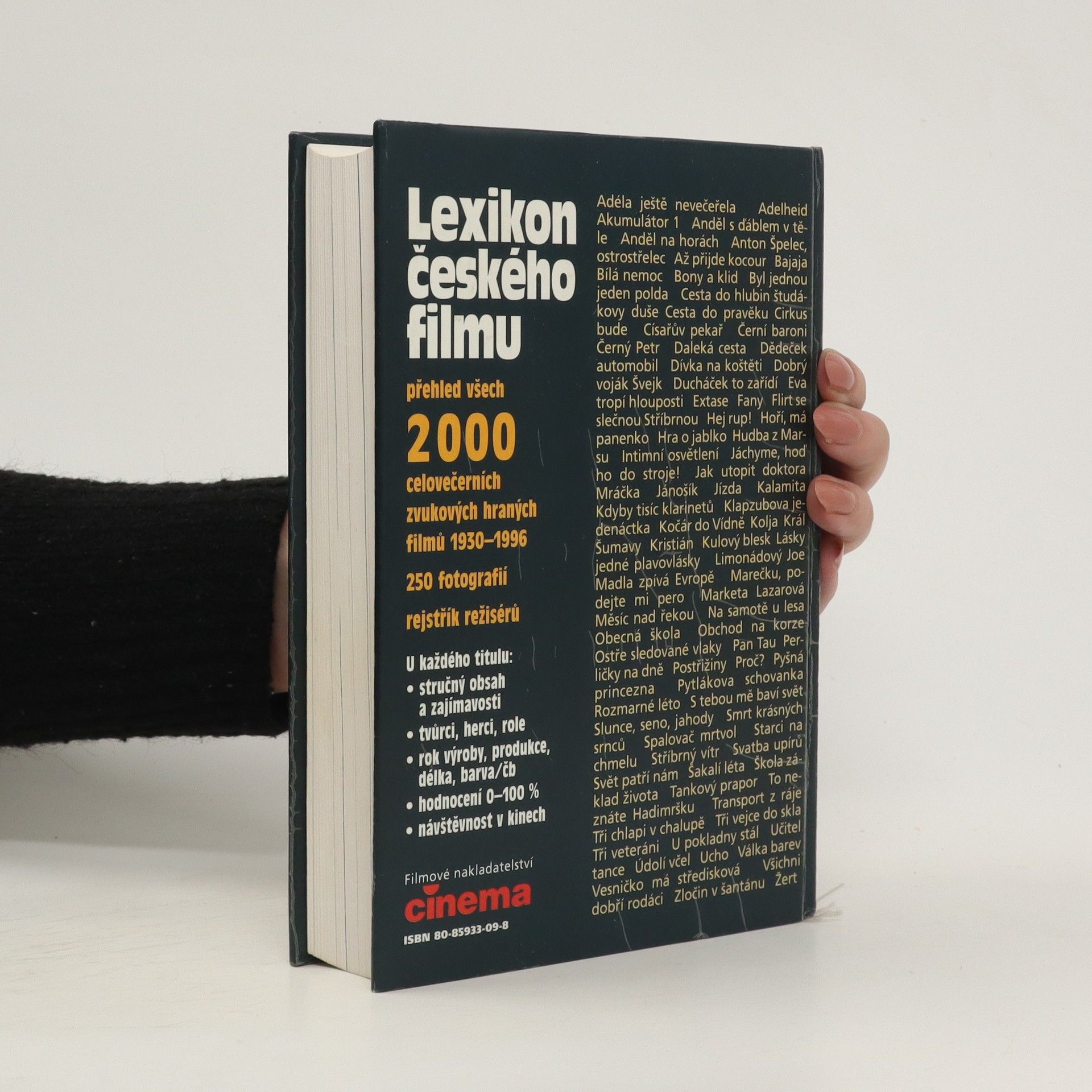 Václav Březina Lexikon českého filmu : 2000 filmů 1930-1996