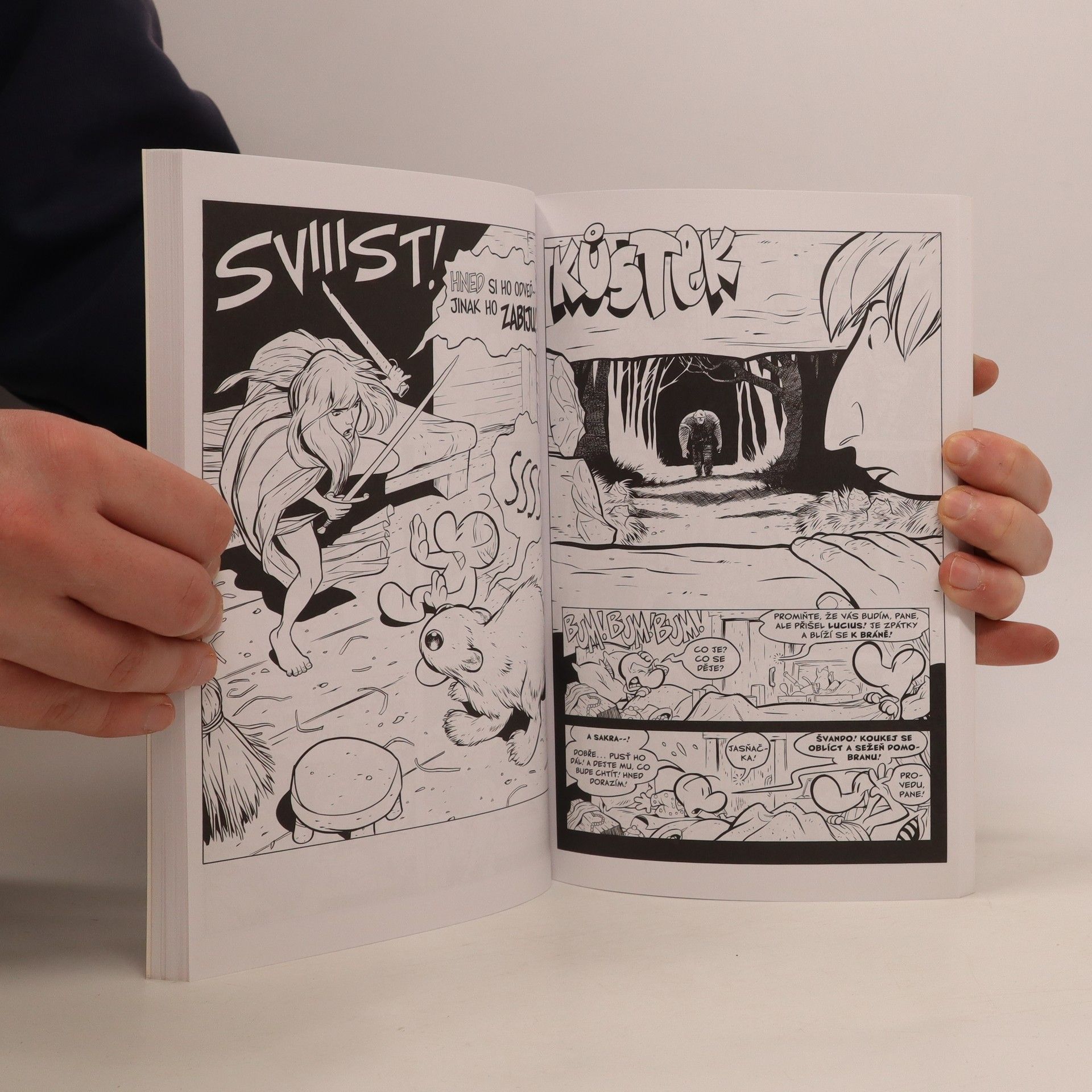 Jeff Smith Kůstek. Kniha třetí. Čas zabíjet draky
