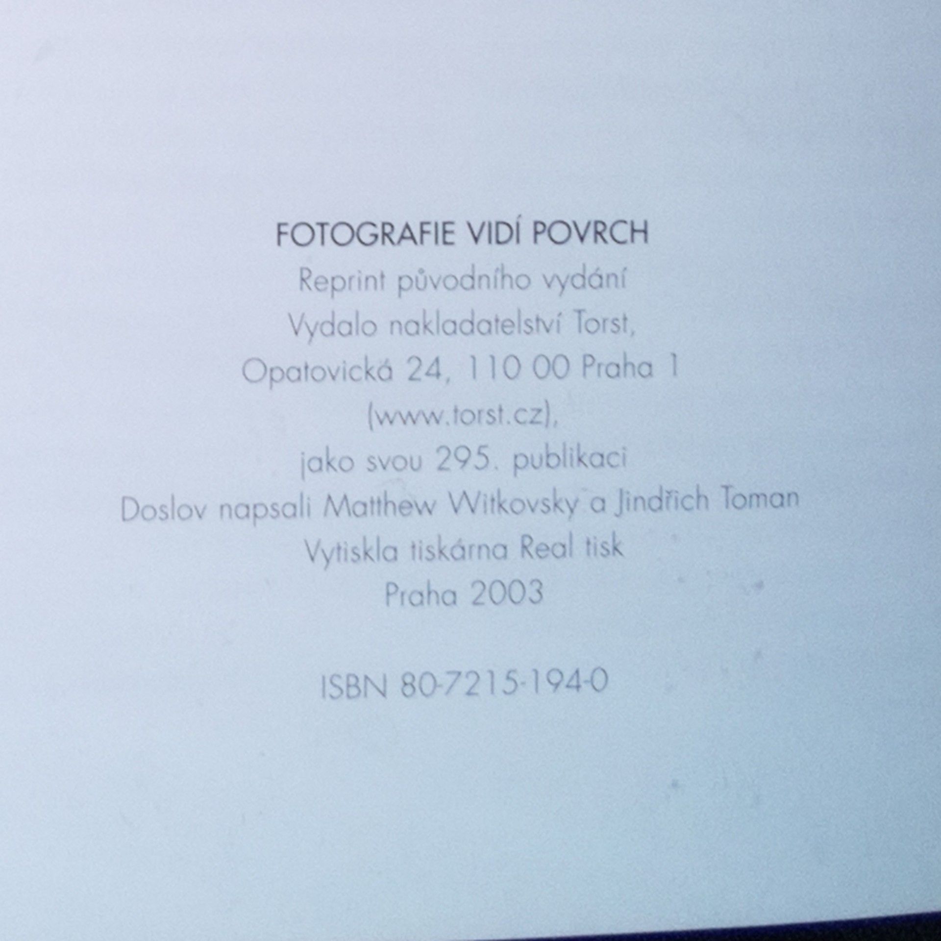 Ladislav Sutnar Fotografie vidí povrch = La photographie reflète l'aspect des choses