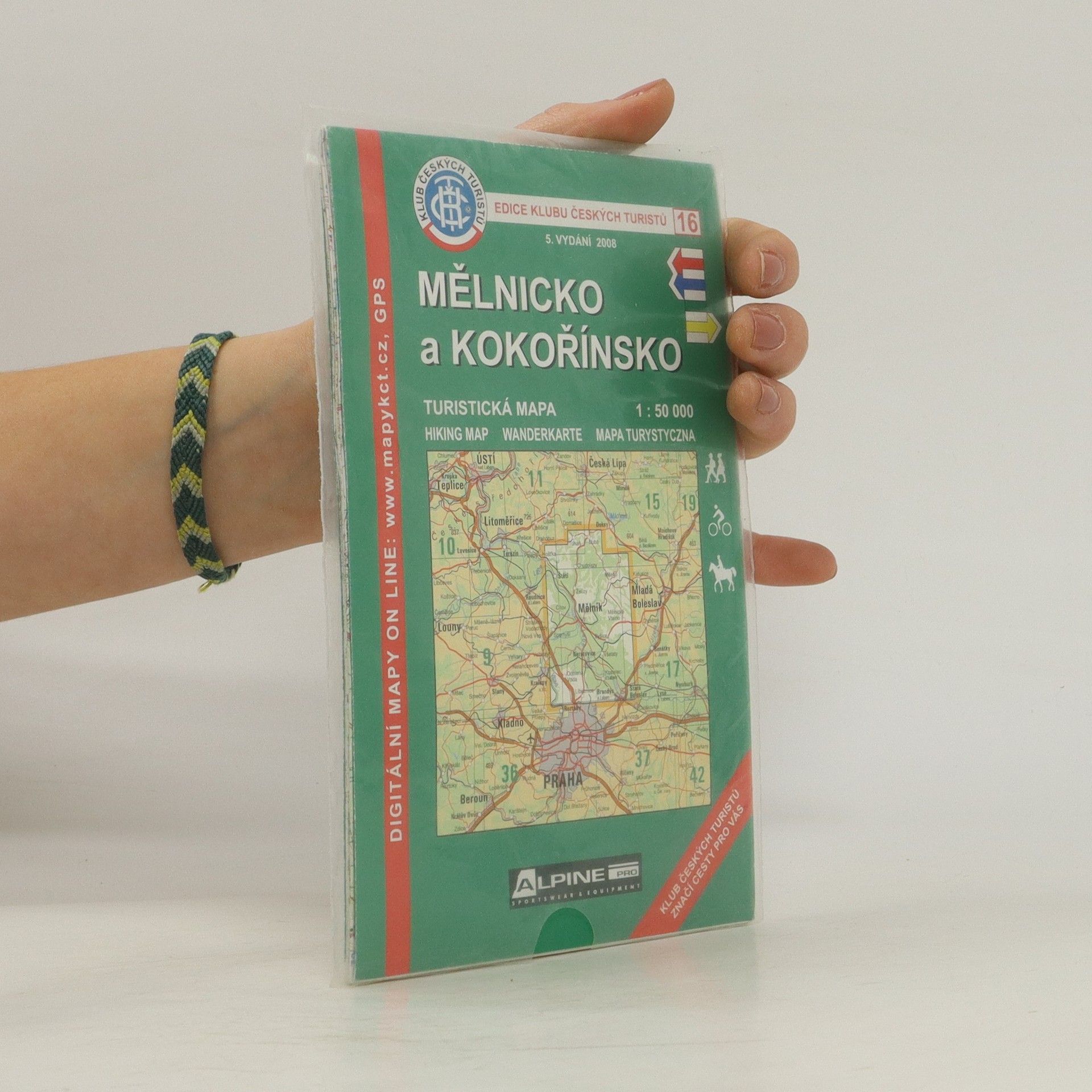 Auteurscollectief Mělnicko a Kokořínsko turistická mapa 1:50 000 Kokořínsko