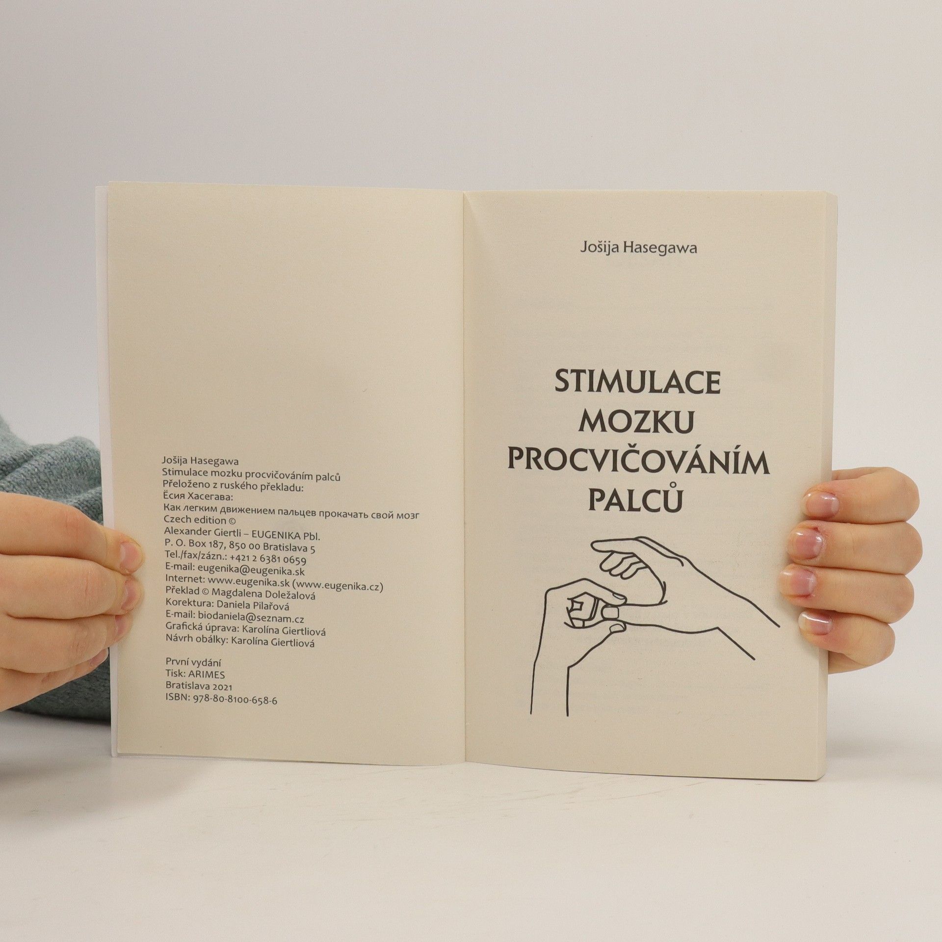 Magdalena Doležalová Stimulace mozku procvičováním palců