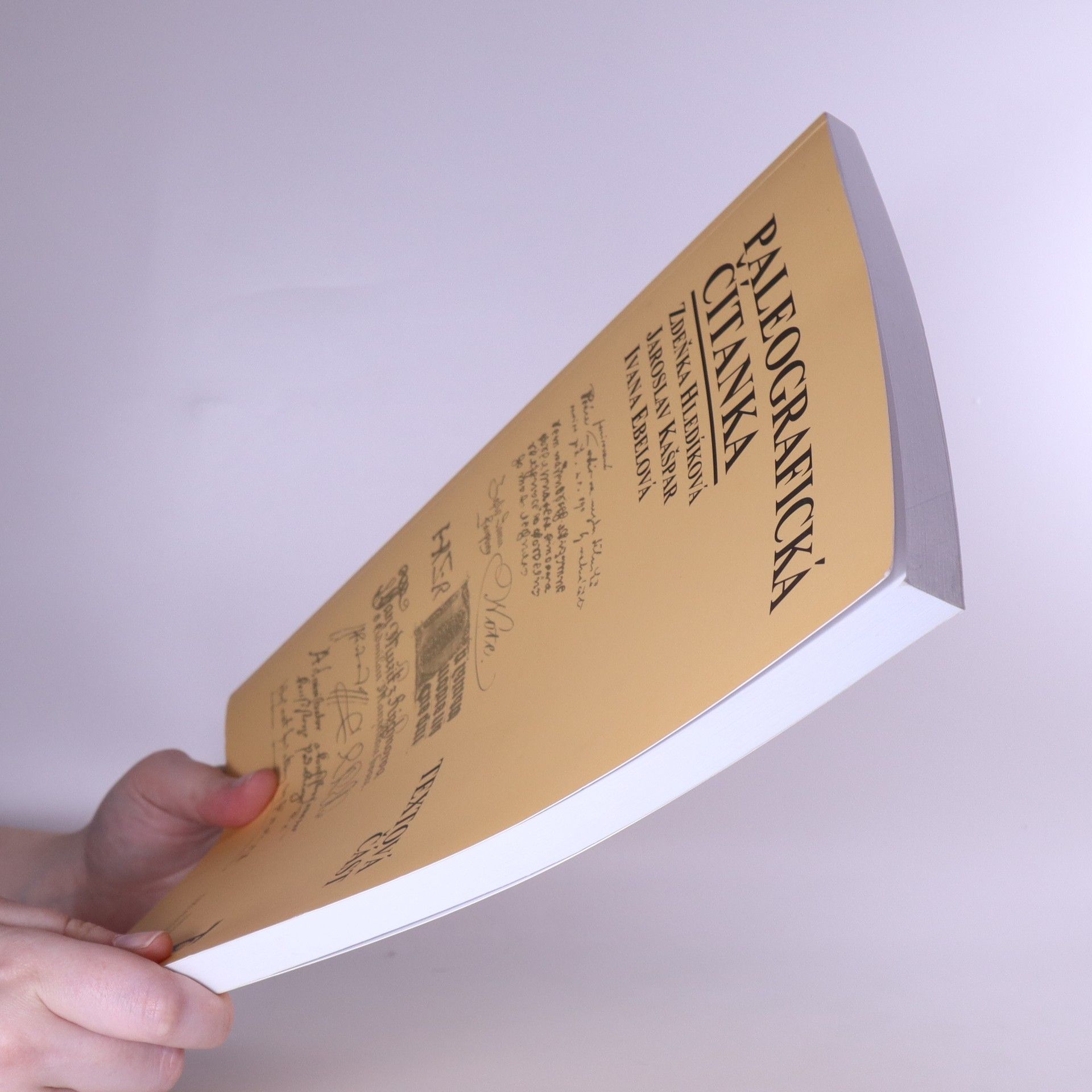 Zdeňka Hledíková Paleografická čítanka: Textová část + ukázky