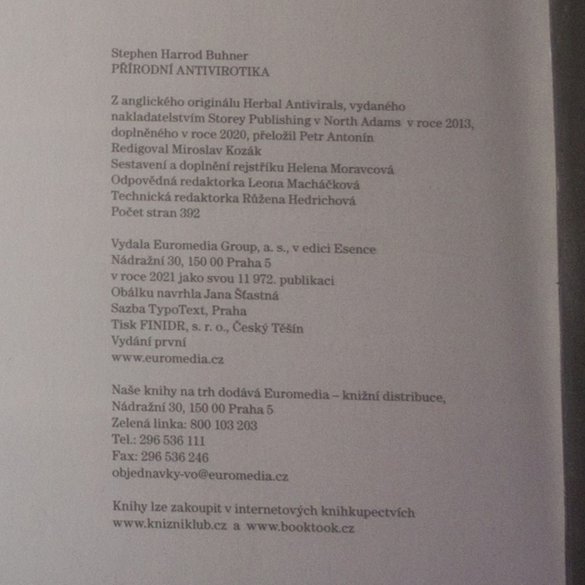 Stephen Harrod Buhner Přírodní antivirotika. Alternativní způsob léčby