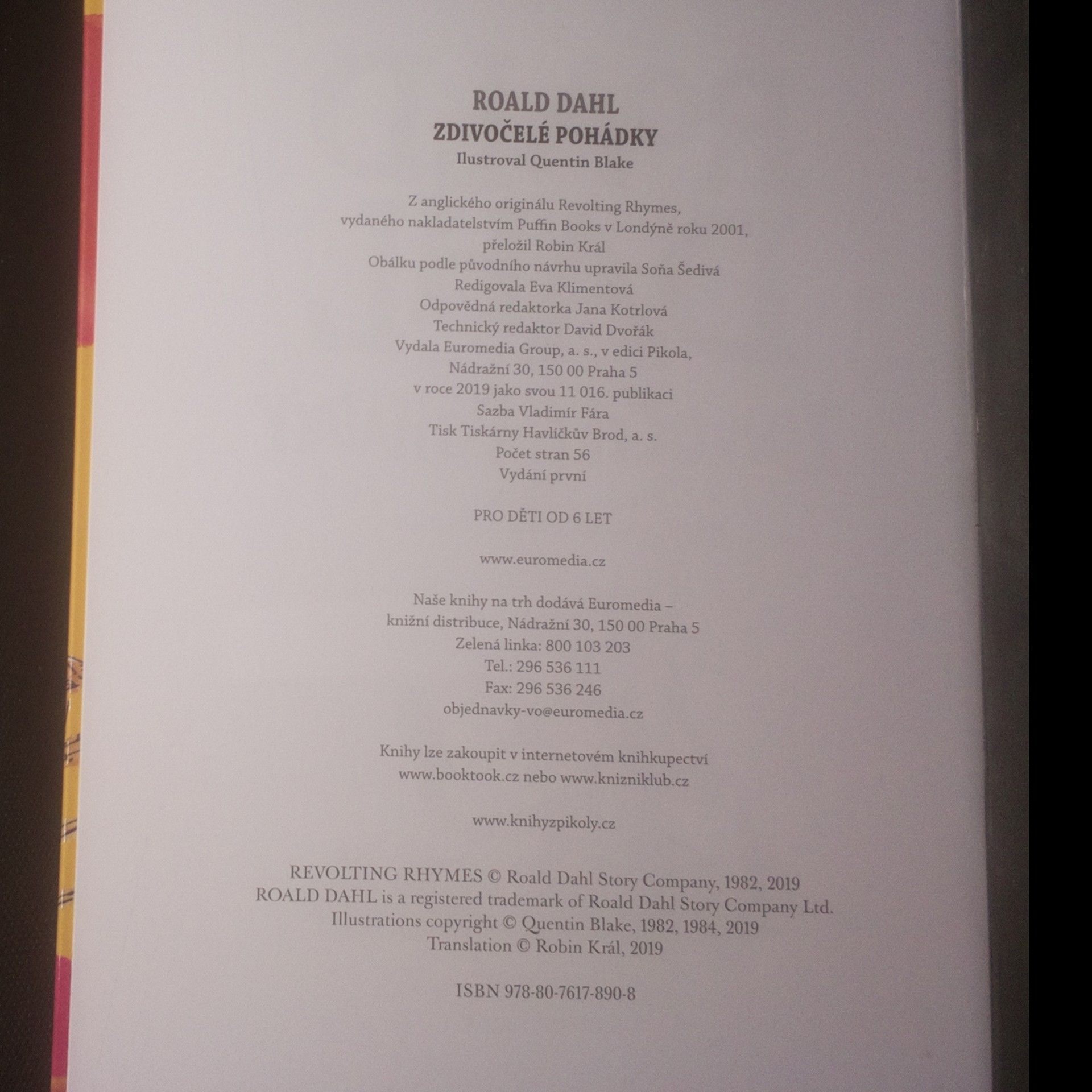 Roald Dahl Zdivočelé pohádky