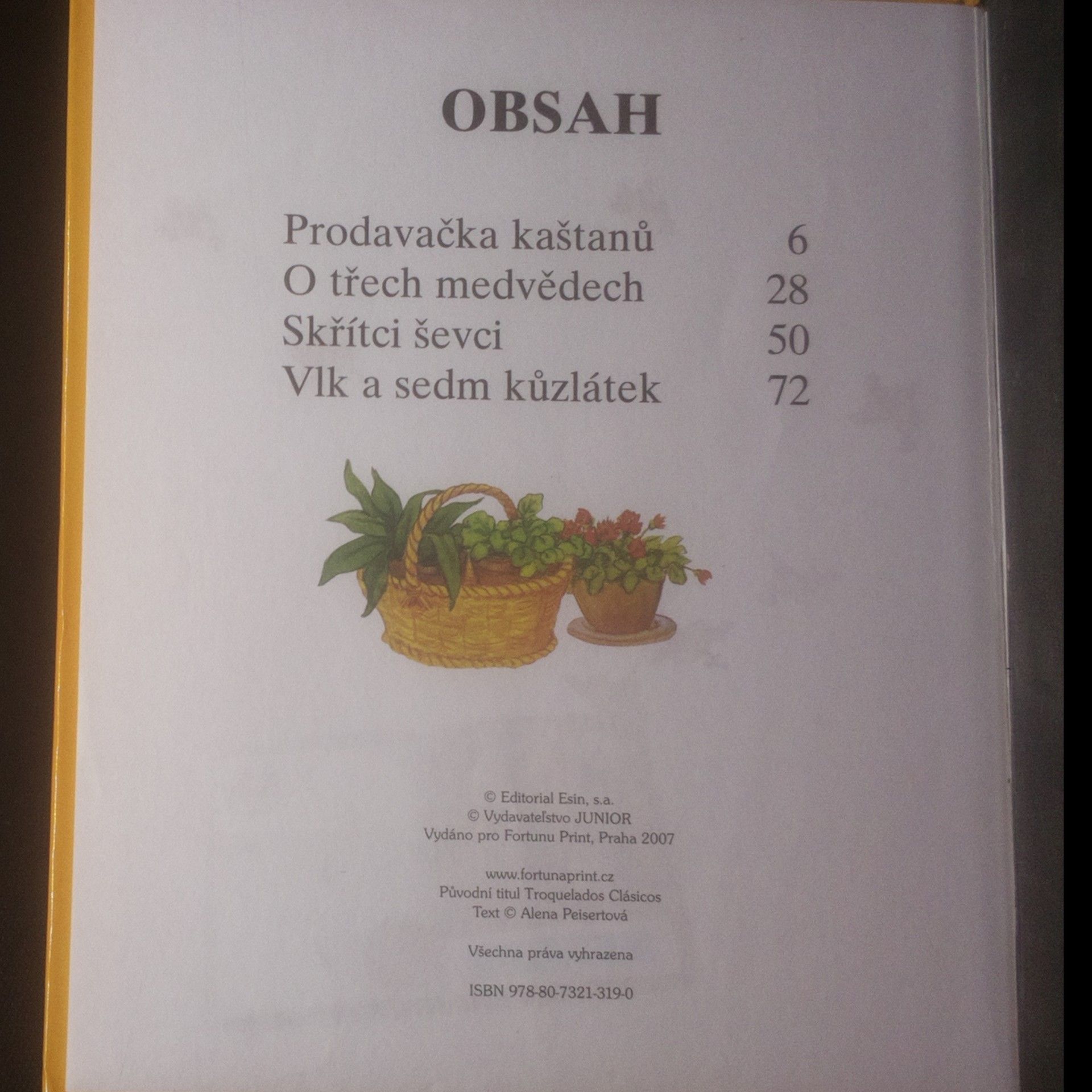 Alena Peisertová Pohádkový slabikář. O třech medvědech