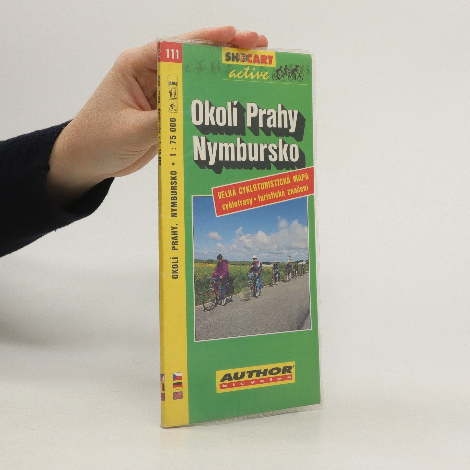 Perry Tapper Okolí Prahy. Nymbursko velká cykloturistická mapa