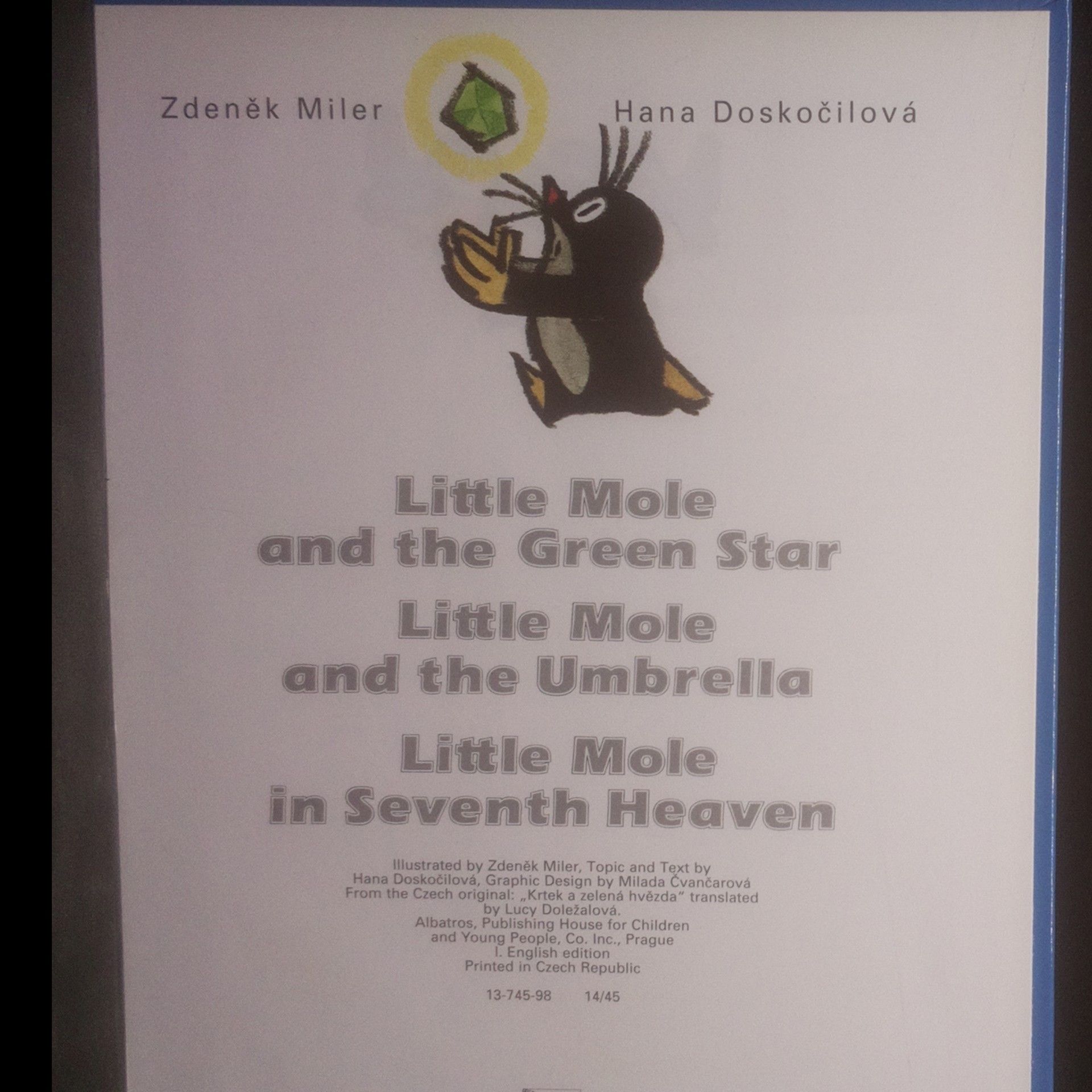 Zdeněk Miler Little Mole And The Green Star