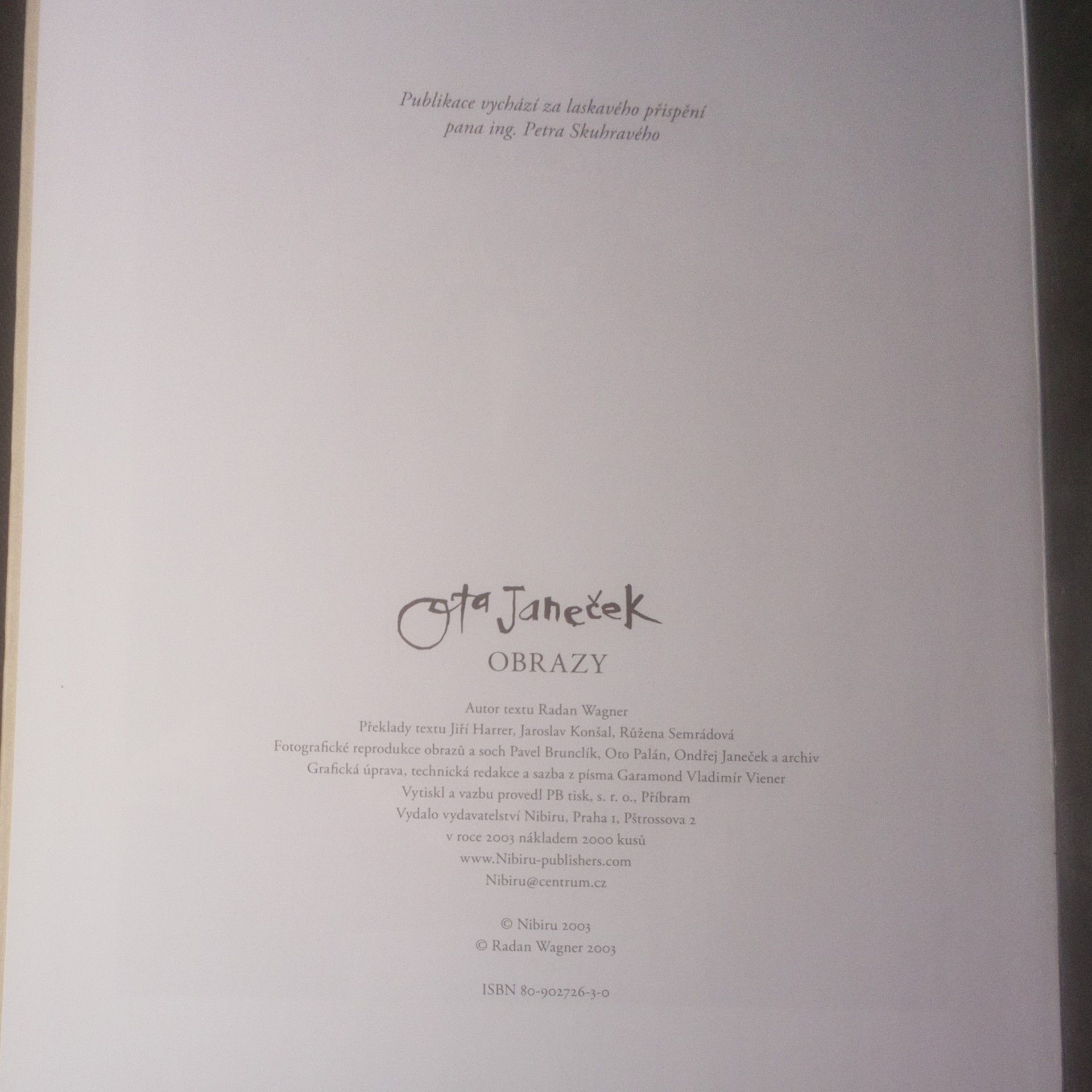 Ota Janeček Obrazy