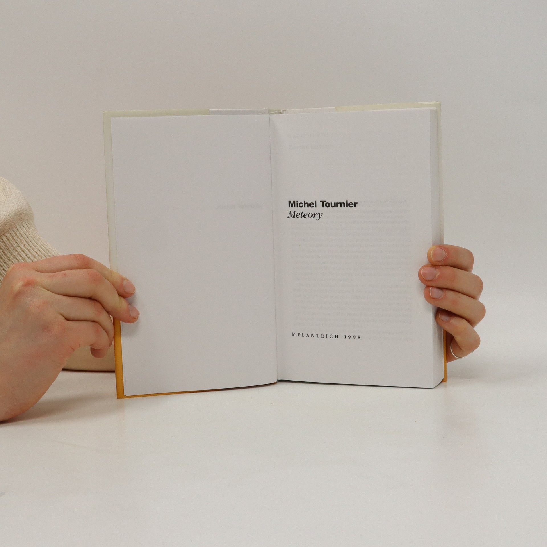 Michel Tournier Meteory