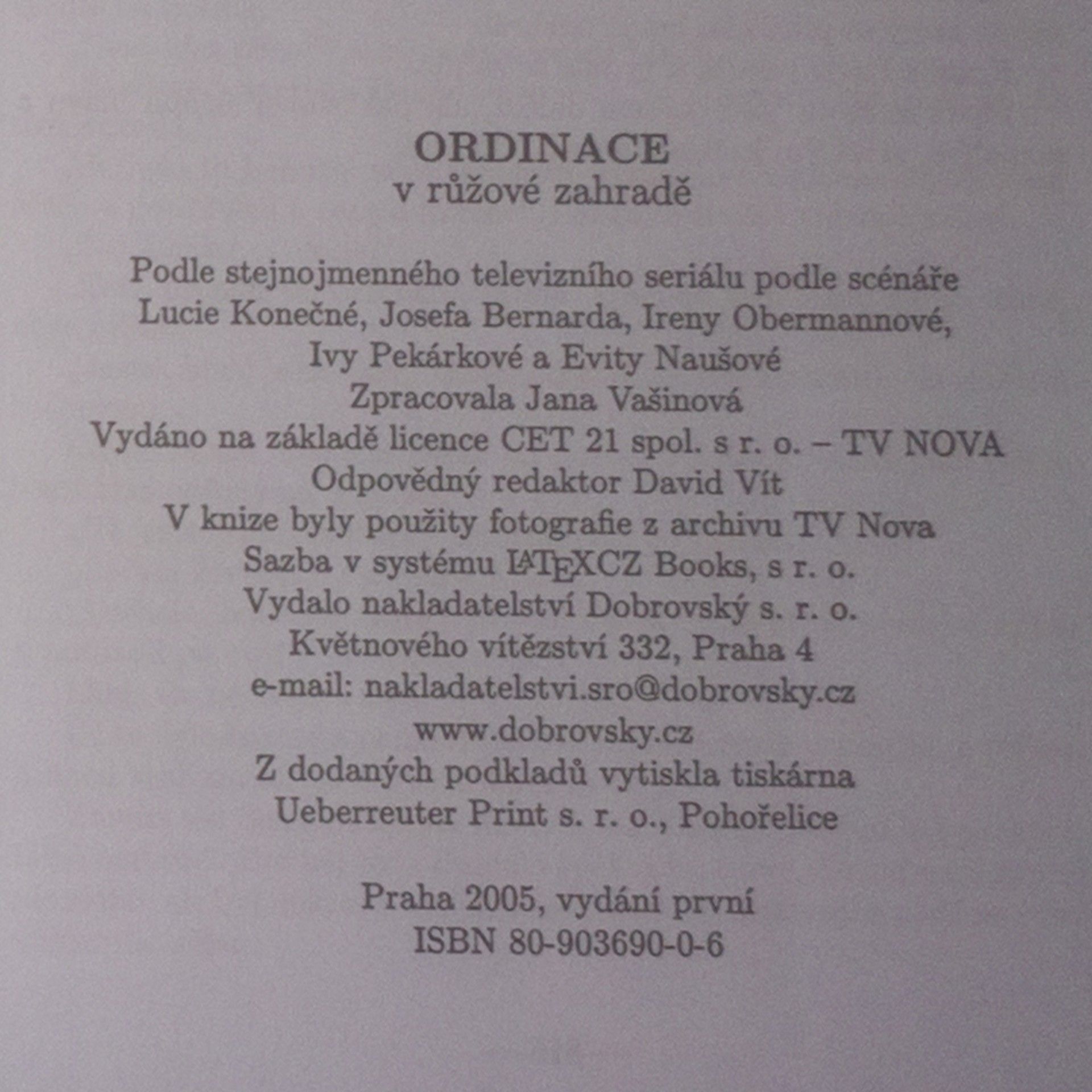 Autorenkollektiv Ordinace v růžové zahradě (komplet 1., 2. a 3. díl)