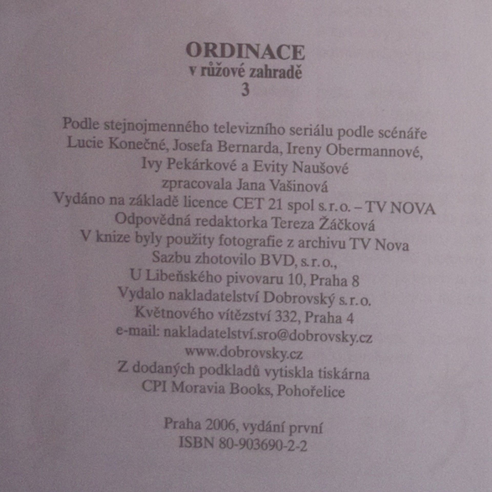 Autorenkollektiv Ordinace v růžové zahradě (komplet 1., 2. a 3. díl)