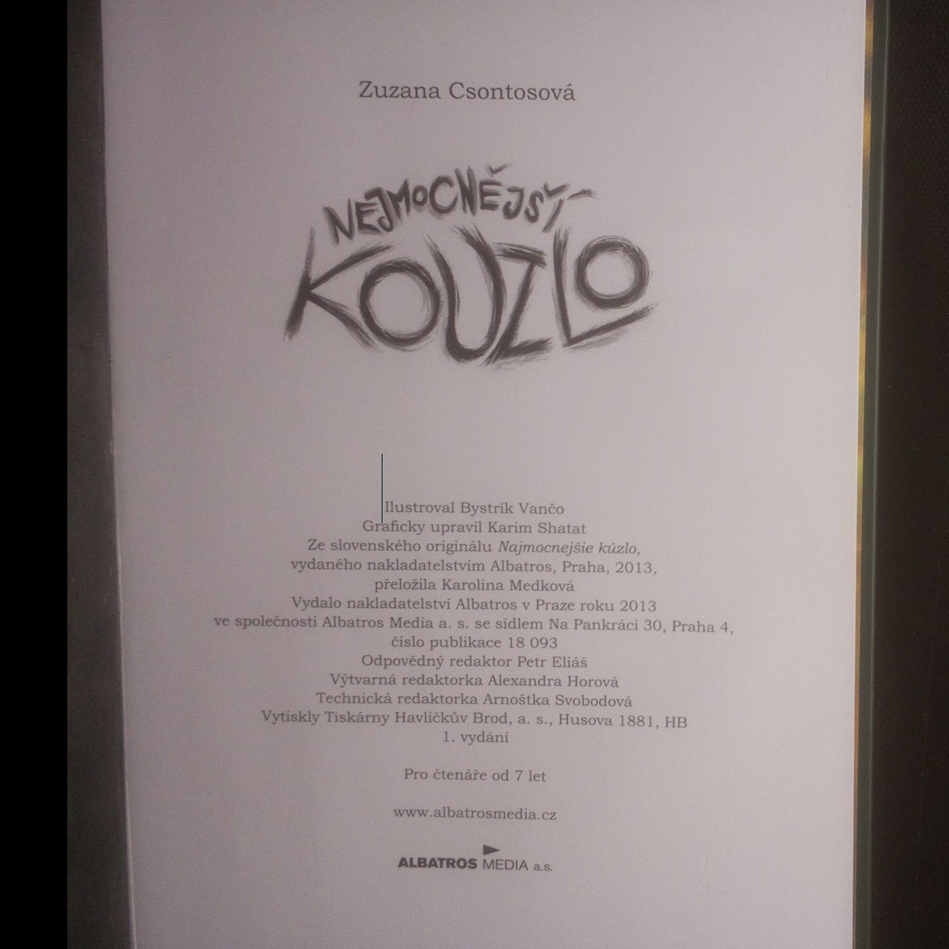 Zuzana Csontosová Nejmocnější kouzlo