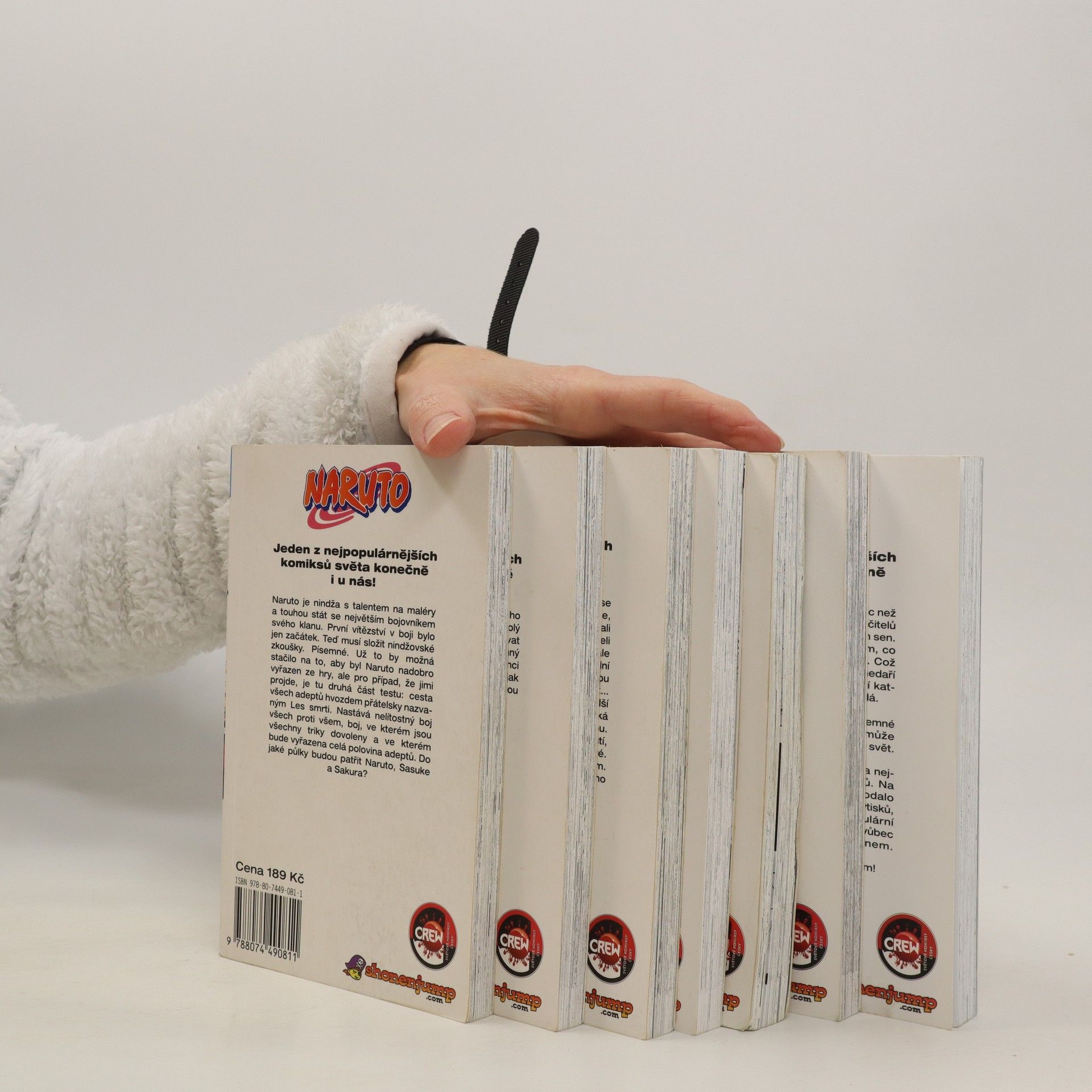 Masashi Kishimoto Naruto knihy 1- 7