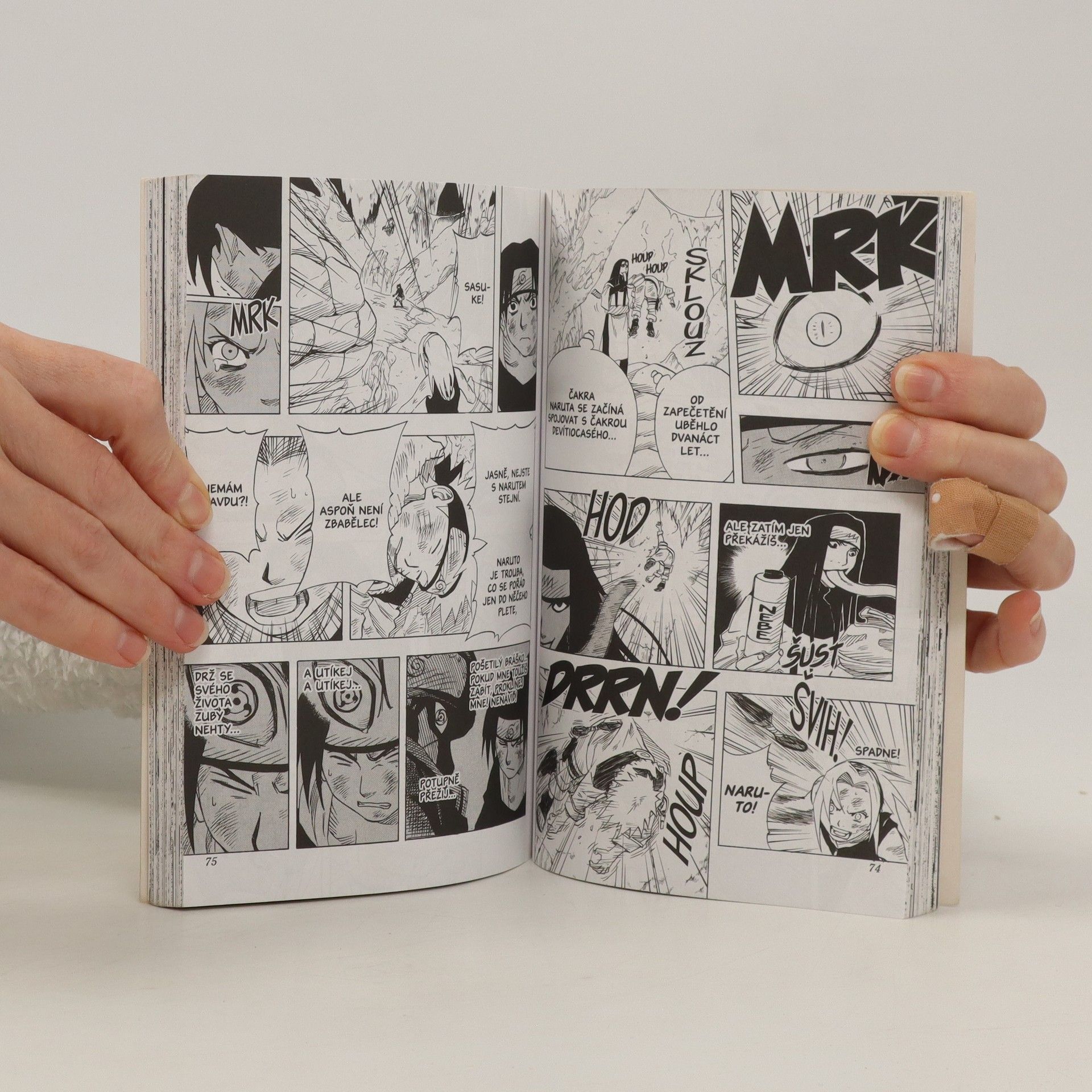Masashi Kishimoto Naruto knihy 1- 7