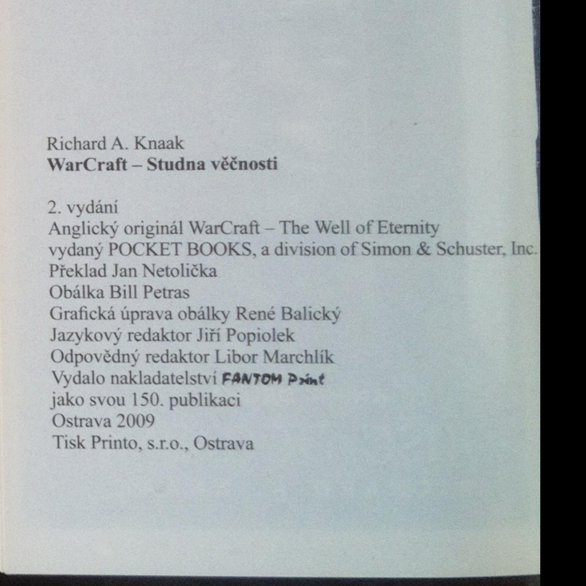 Richard A. Knaak WarCraft - Válka prastarých (trilogie) : Studna věčnosti. Duše démona. Rozdělení.