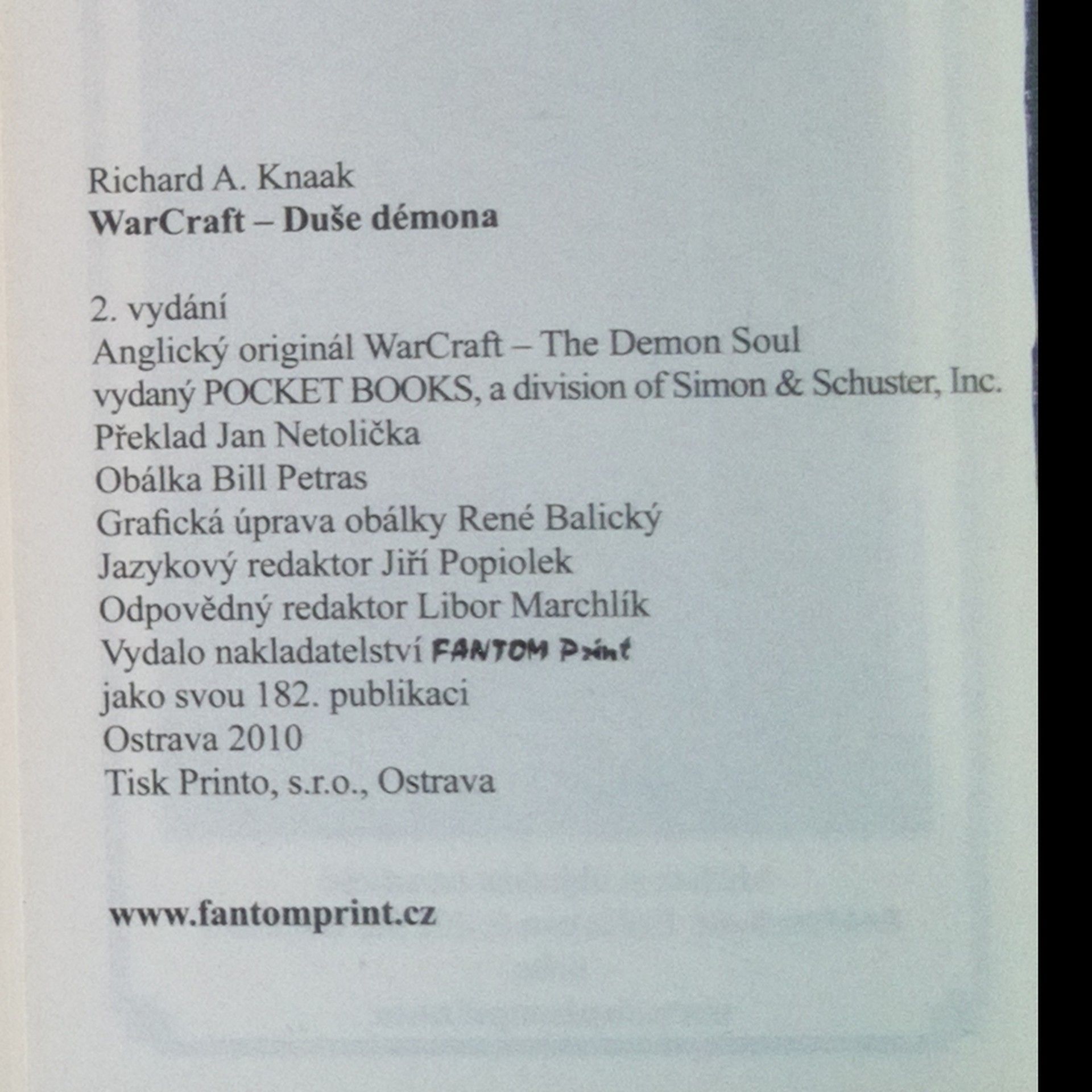 Richard A. Knaak WarCraft - Válka prastarých (trilogie) : Studna věčnosti. Duše démona. Rozdělení.