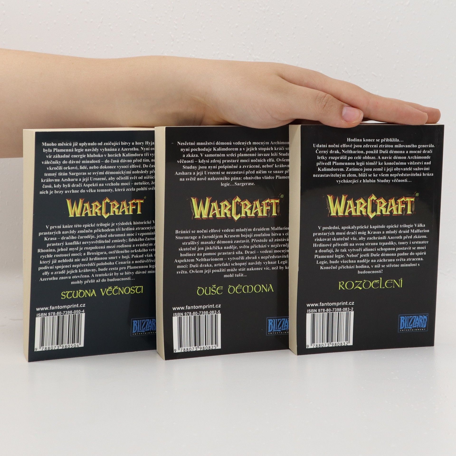 Richard A. Knaak WarCraft - Válka prastarých (trilogie) : Studna věčnosti. Duše démona. Rozdělení.