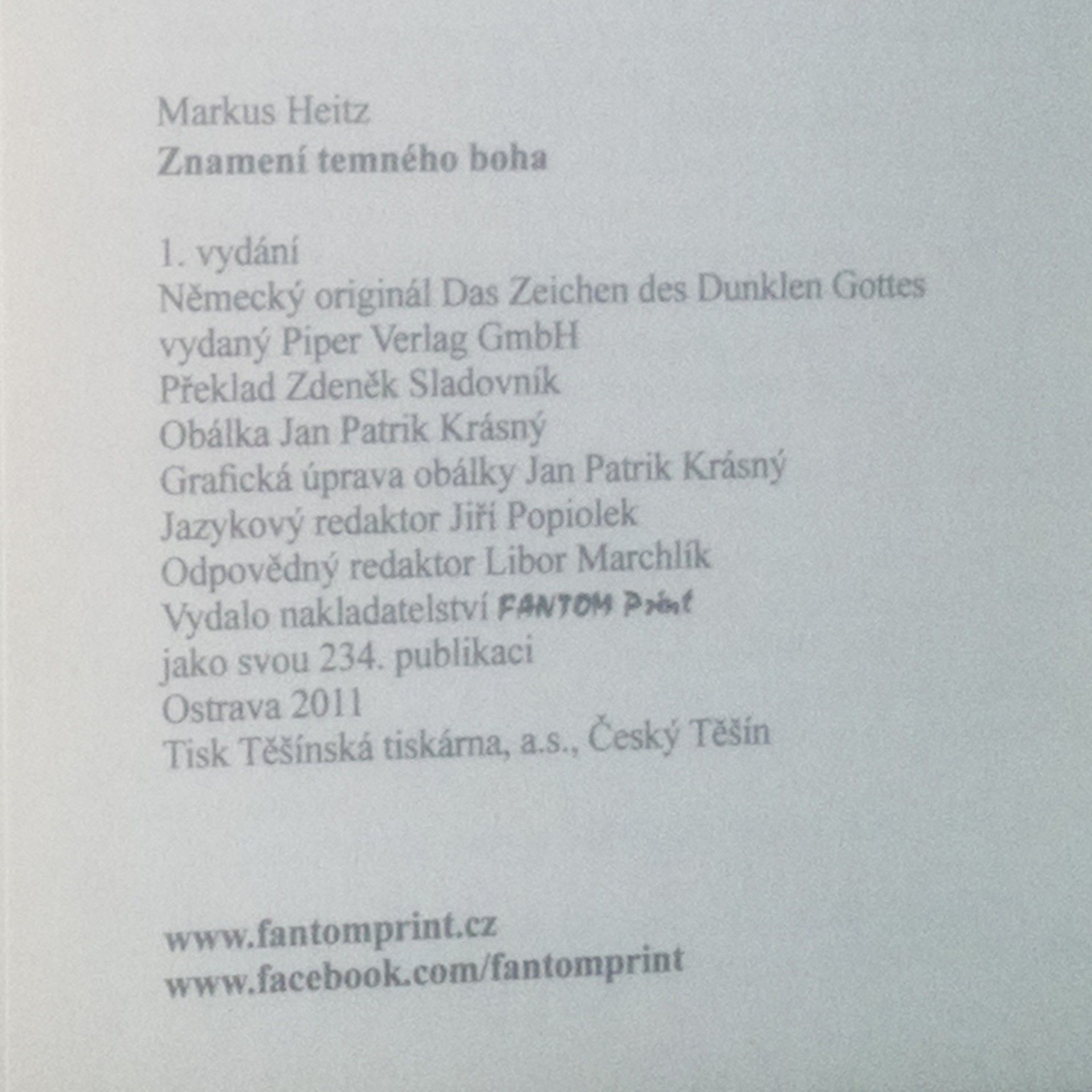Markus Heitz Znamení temného boha. Ulldart - doba temnoty. III.