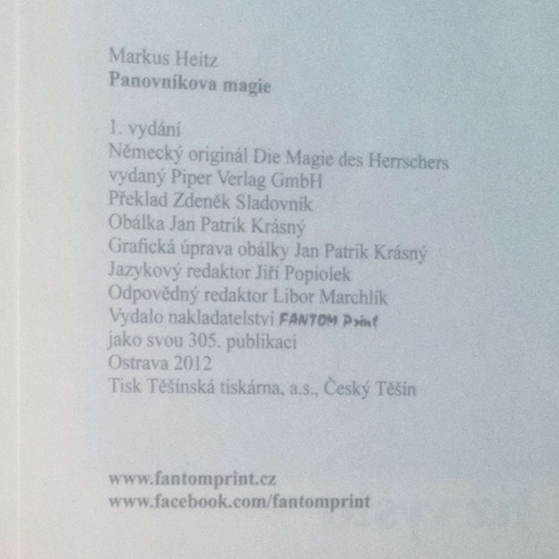 Markus Heitz Panovníkova magie. Ulldart - doba temnoty. V.
