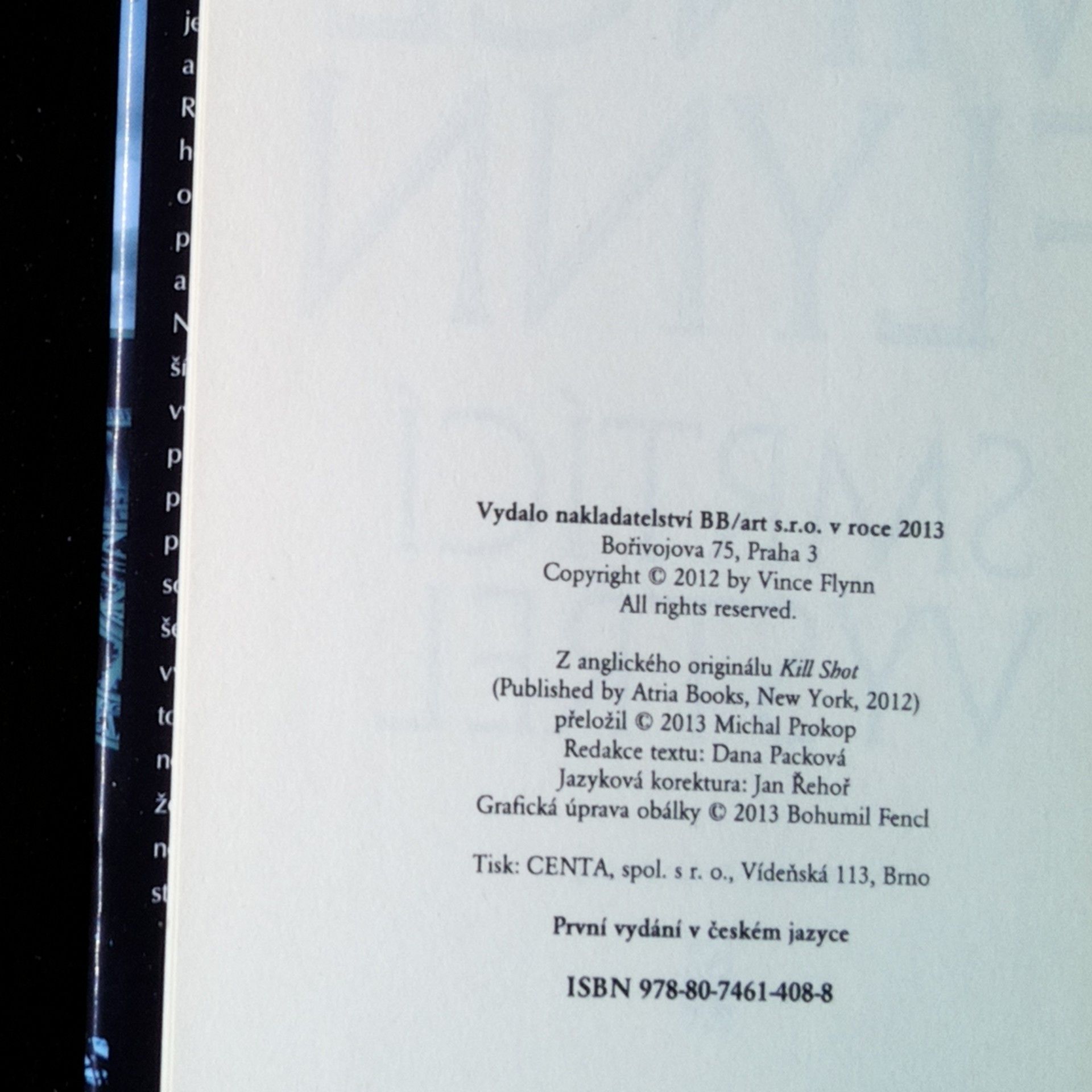 Vince Flynn Smrtící výstřel
