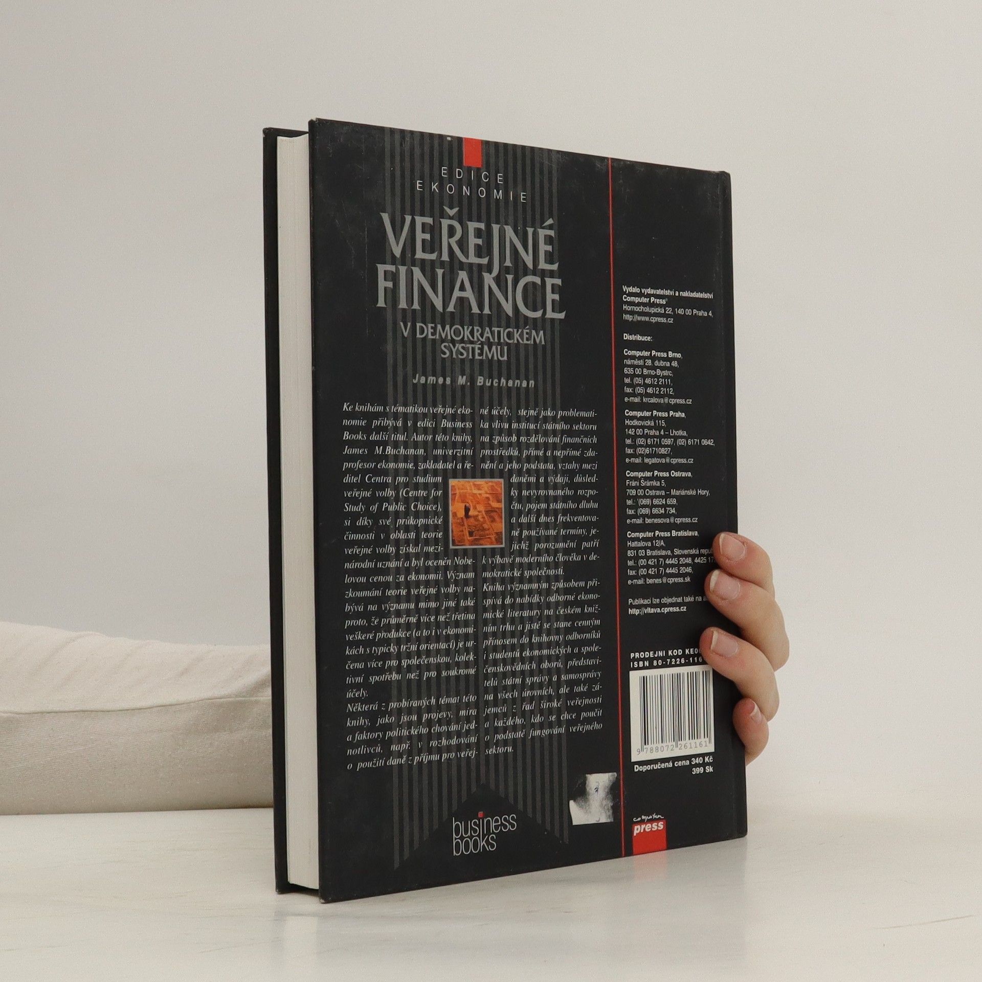 James M. Buchanan Veřejné finance v demokratickém systému