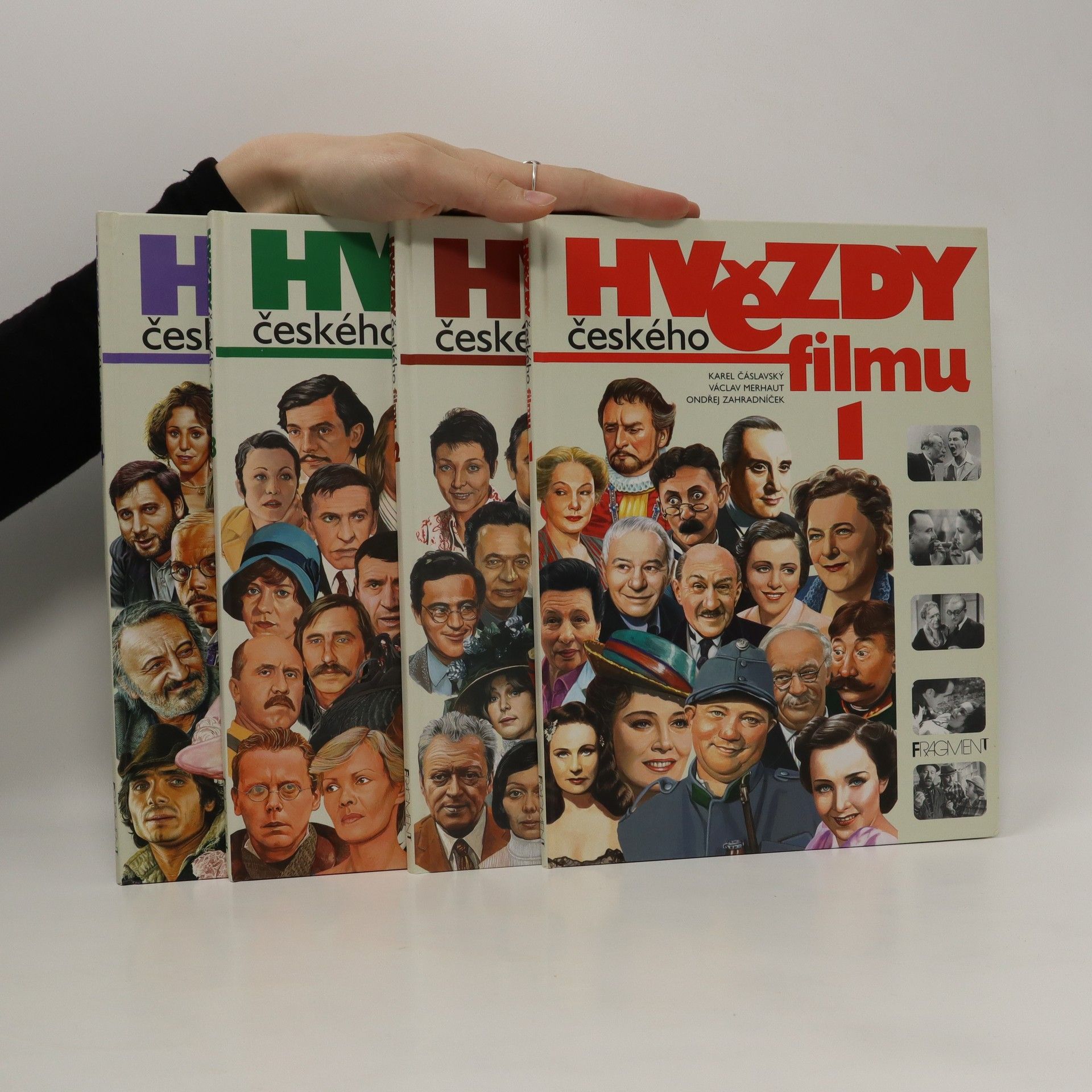 Kolektiv autorů Hvězdy českého filmu 1 - 4. díl (ve 4 svazcích)