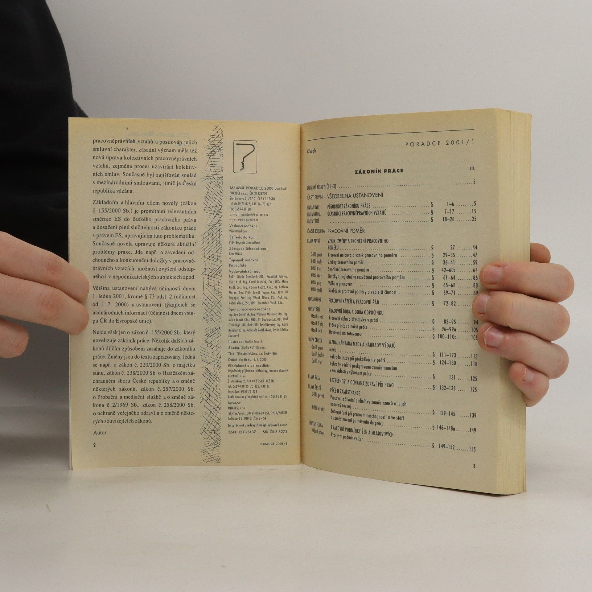Collectif d'auteurs Poradce 1. Zákoník práce po novele s komentářem, vzory smluv, vzory podání, vzory dohod, rejstřík 2000