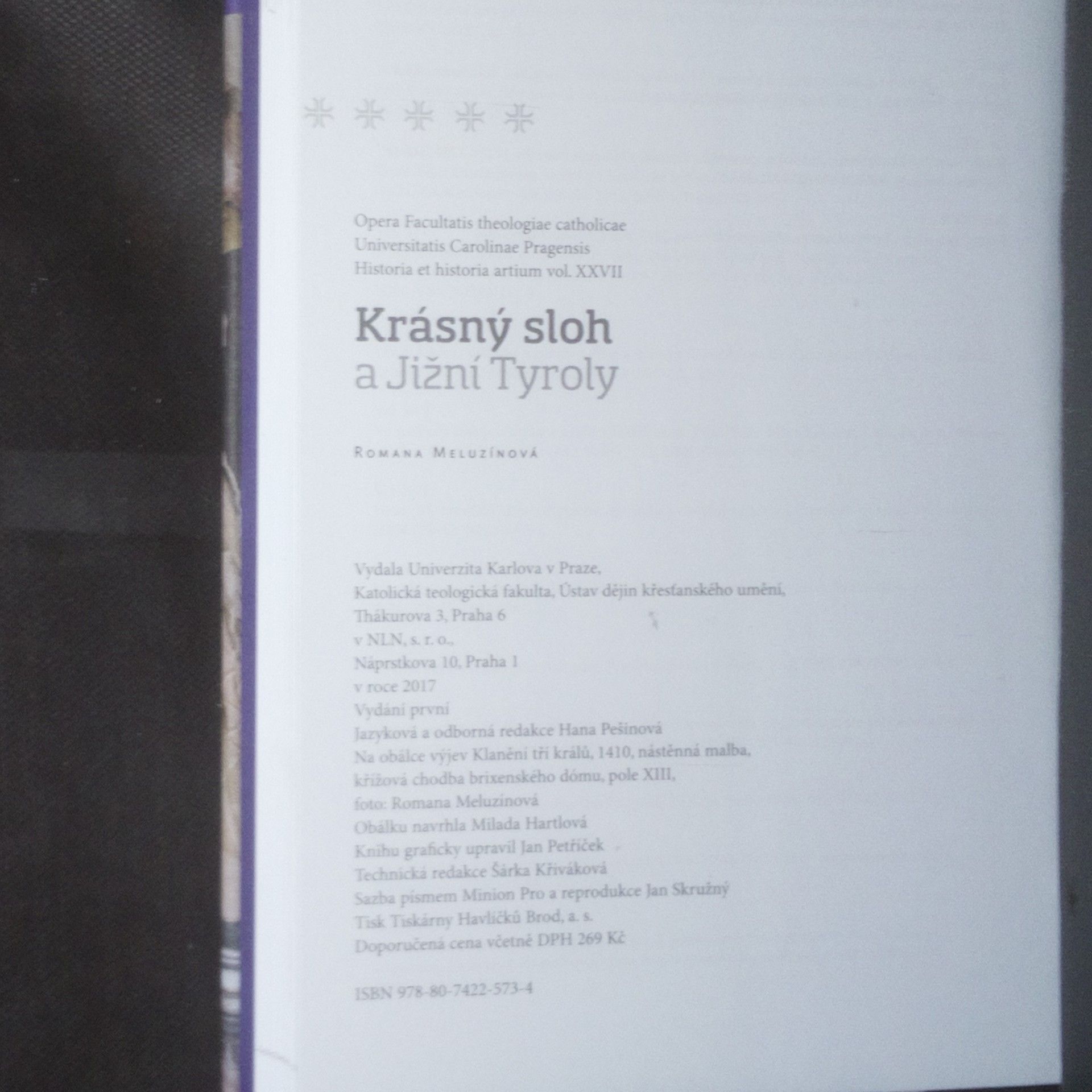 Romana Meluzínová Krásný sloh a Jižní Tyroly